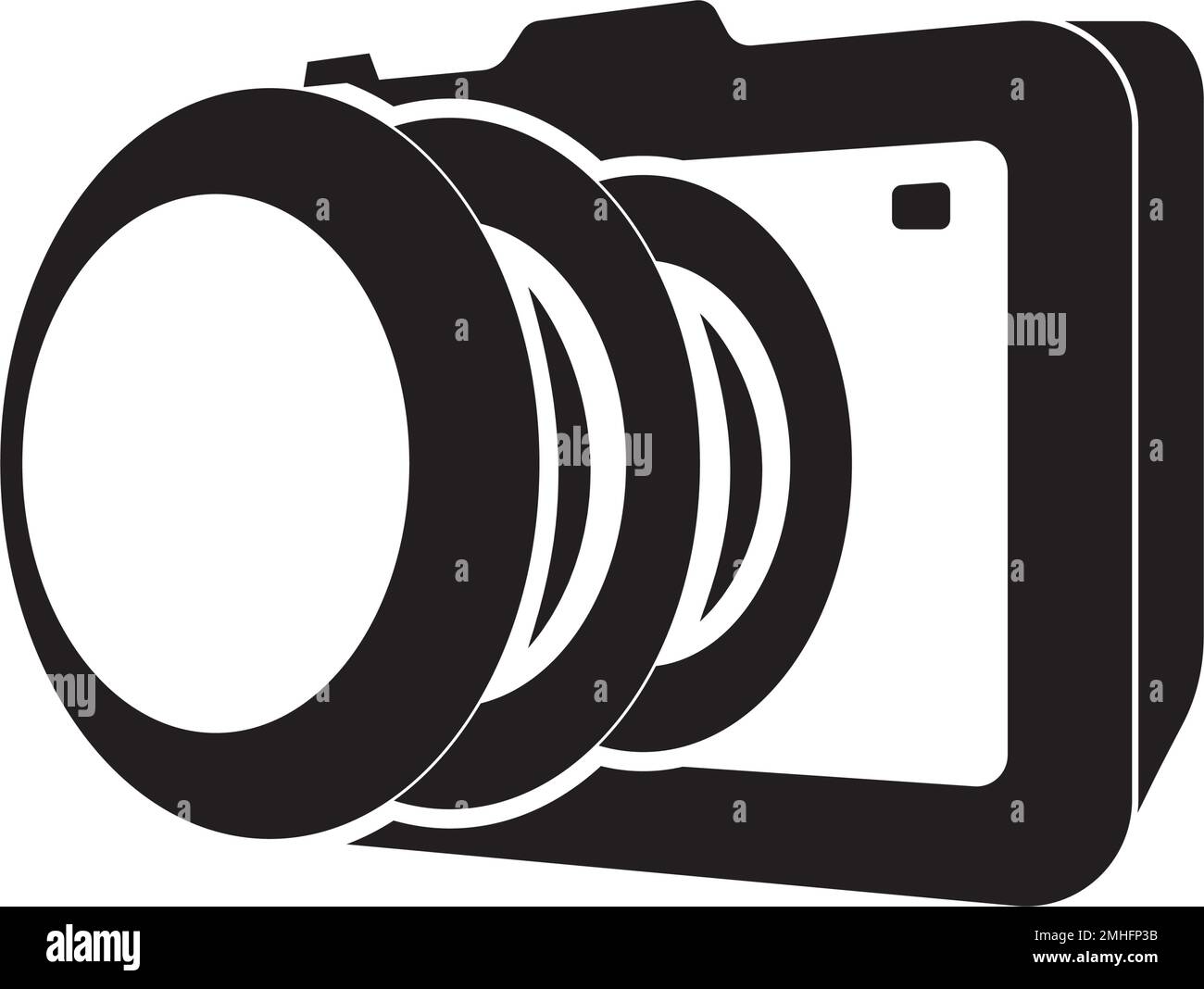 camera vector icon ,illustration logo design Stock Vector