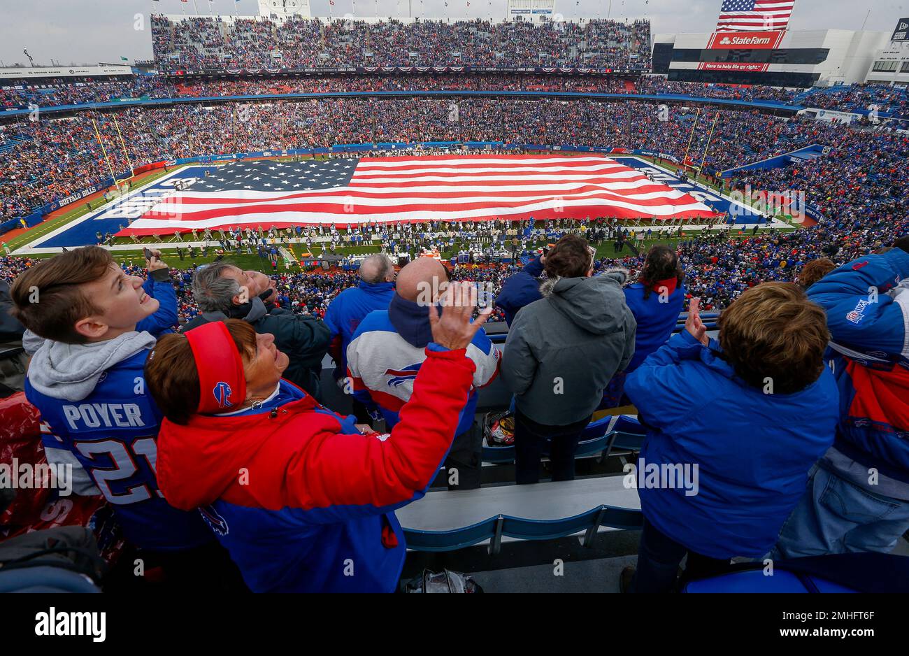 National Anthem with flyover at Mile High Stadium for Denver