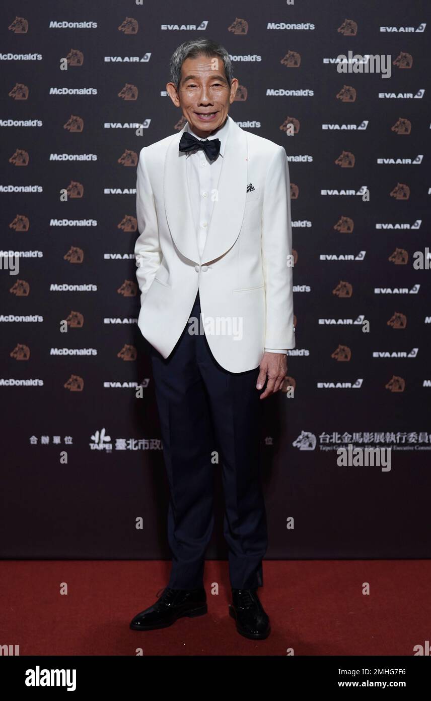 Singapore actor Yang Shi-bin arrives at the 56th Golden Horse Awards in ...