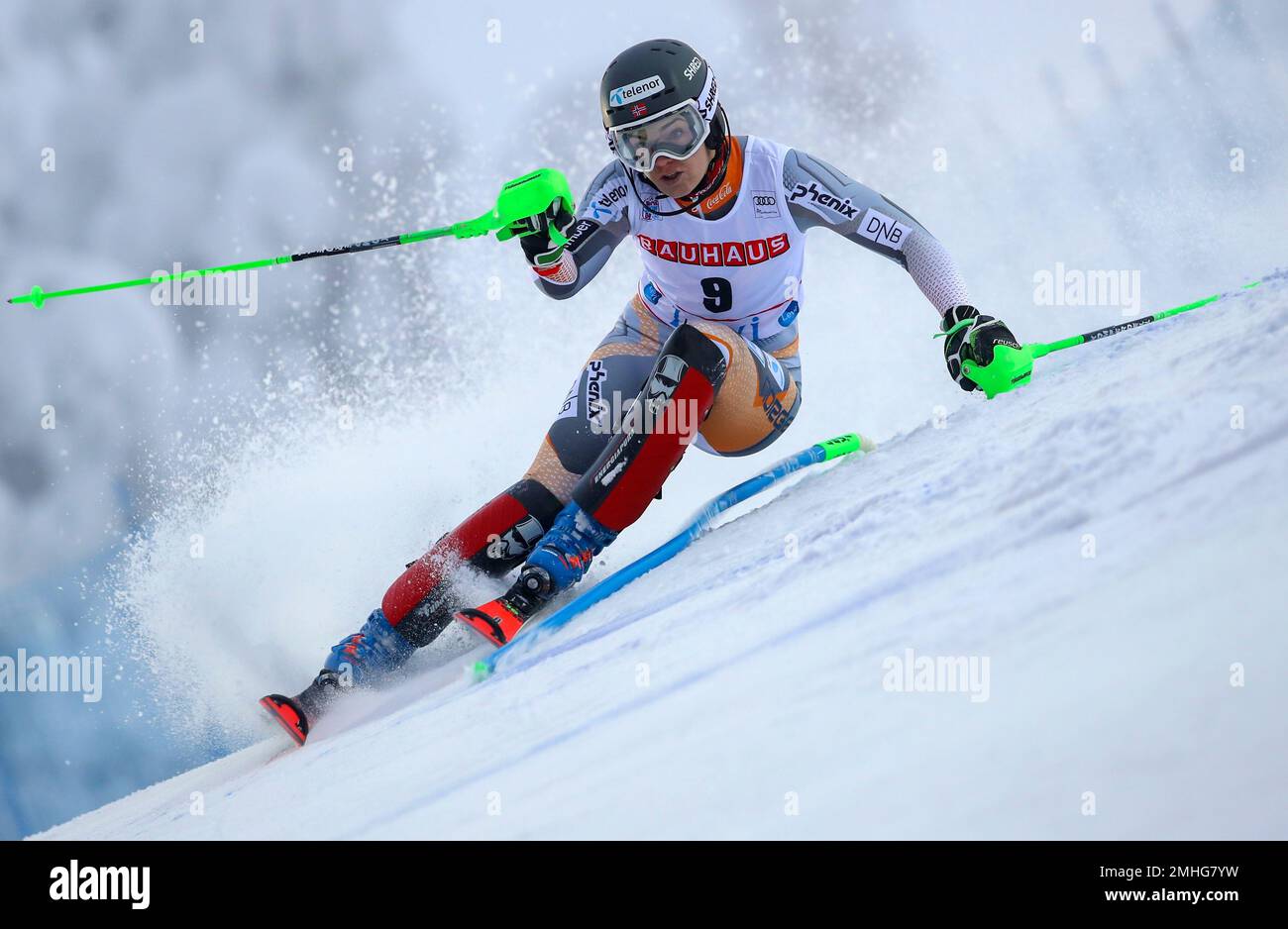 Norway s Nina Haver Loeseth Competes During An Alpine Ski Women s norway-s-nina-haver-loeseth-competes-during-an-alpine-ski-women-s
