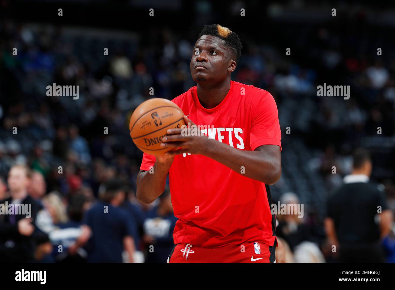 Houston Rockets center Clint Capela (15) in the first half of an NBA ...