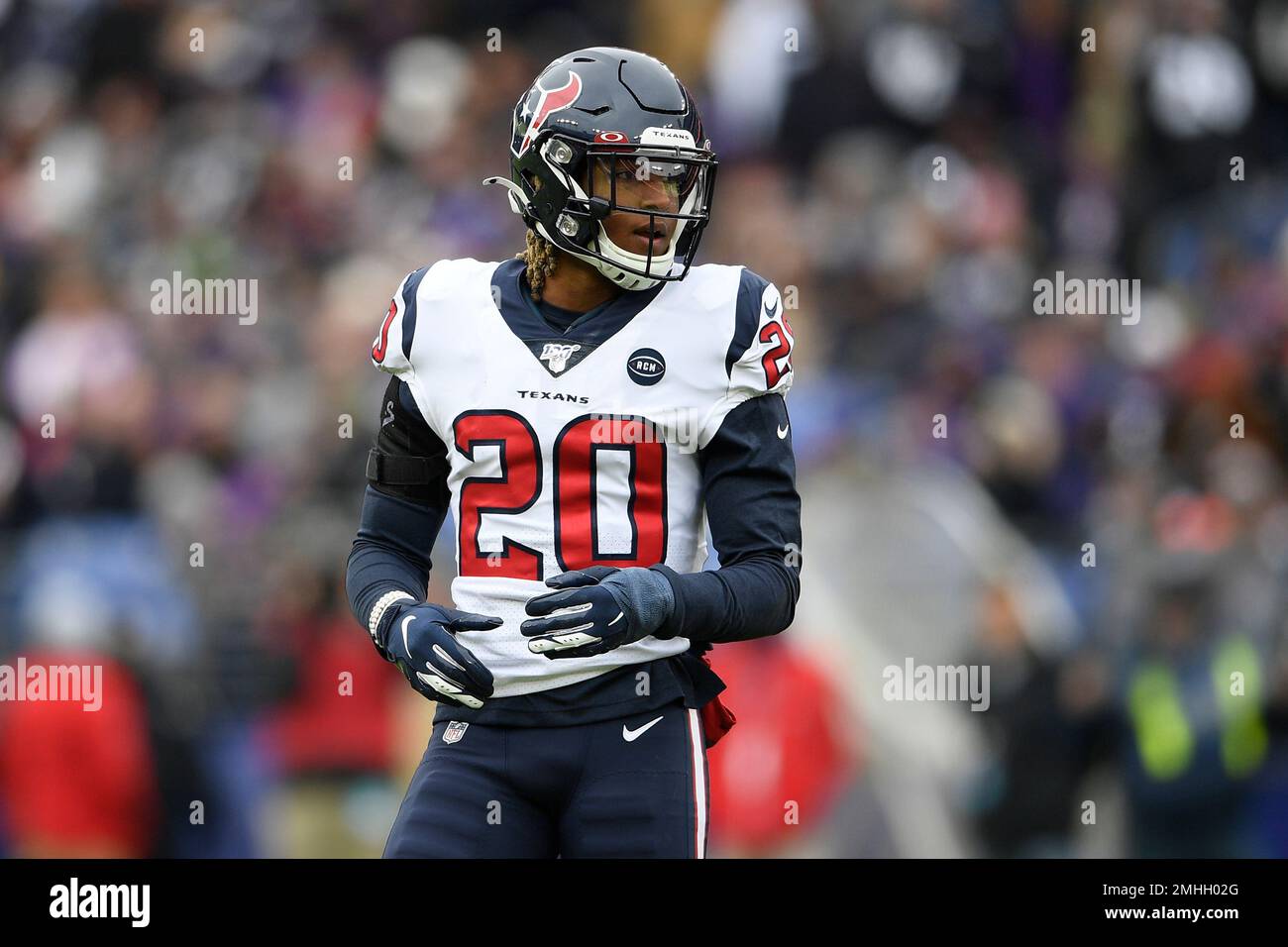 January 4, 2020: Houston Texans strong safety Justin Reid (20) leaves the  field after an NFL football playoff game between the Buffalo Bills and the Houston  Texans at NRG Stadium in Houston