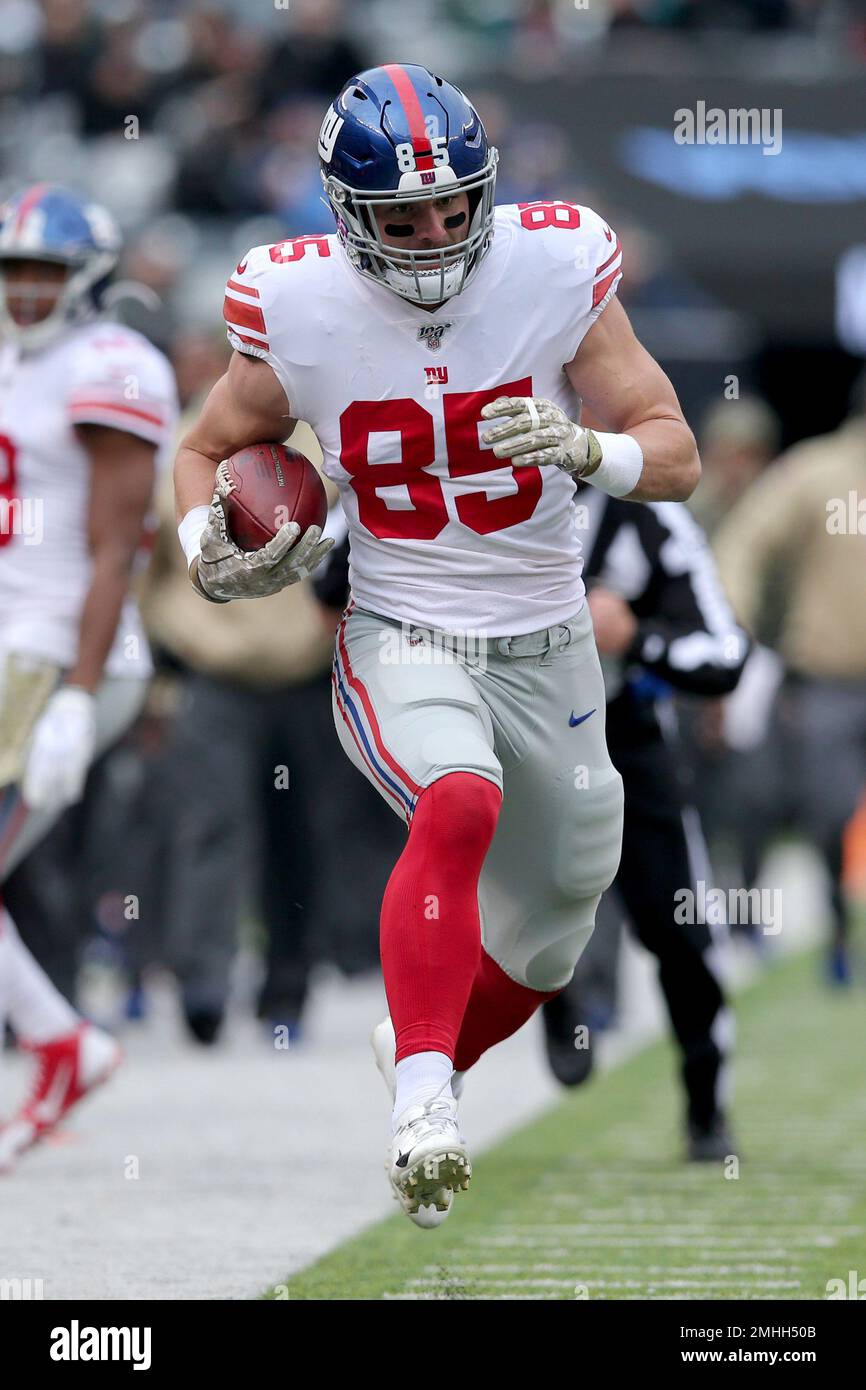 August 22, 2019: New York Giants tight end Rhett Ellison (85) during NFL  football preseason game action between the New York Giants and the  Cincinnati Bengals at Paul Brown Stadium in Cincinnati