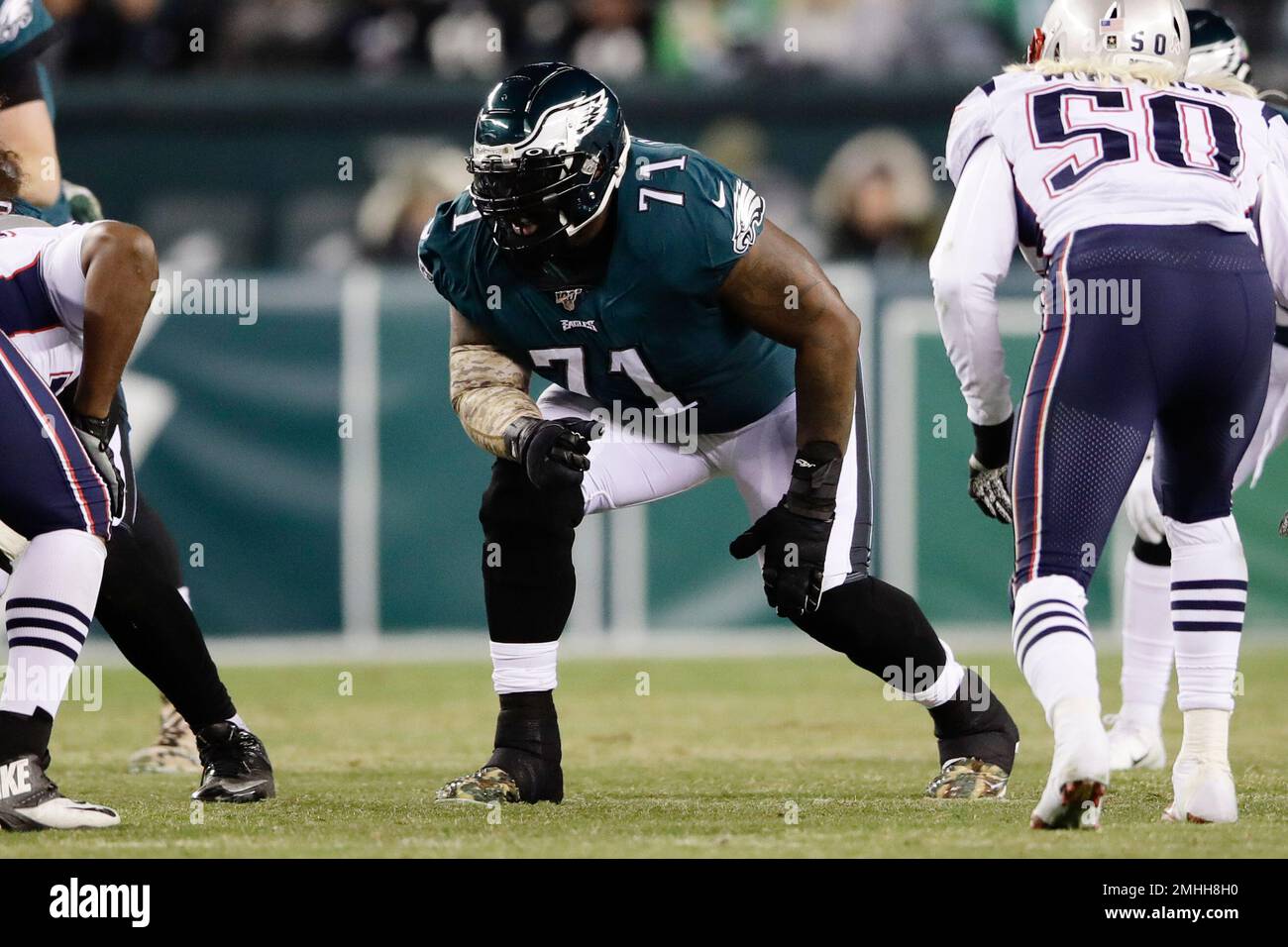 Philadelphia Eagles offensive tackle Jason Peters (71) in action