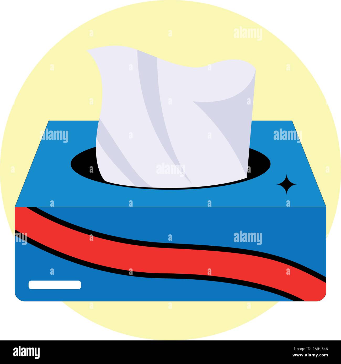 Tissue box illustration vector, use for multi purpose Stock Vector