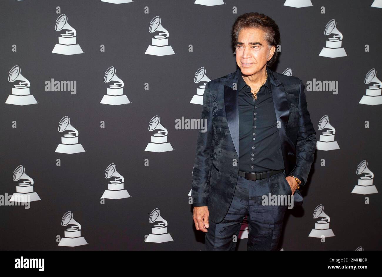 José Luis Rodríguez "El Puma", arrives at the Latin Grammy special merit  awards at the Waldorf Astoria Hotel, Wednesday, Nov. 13, 2019, in Las  Vegas. (Photo by Eric Jamison/Invision/AP Stock Photo -