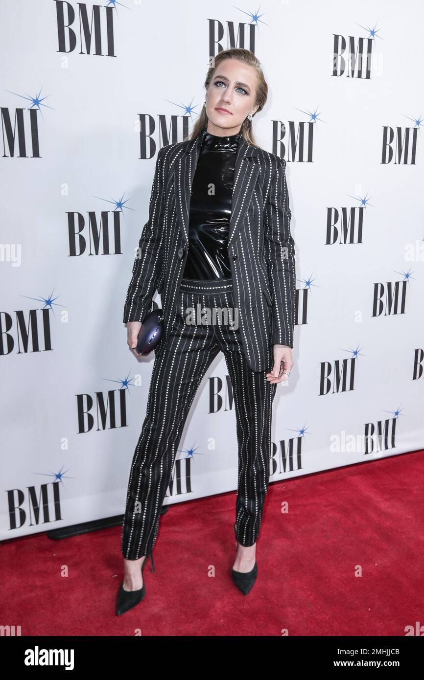 Ingrid Andress arrives at 67th Annual BMI Country Awards ceremony at
