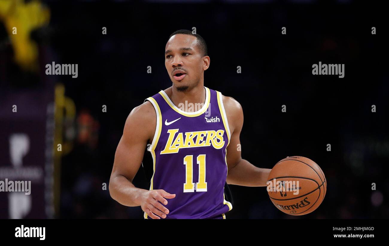 Los Angeles Lakers Avery Bradley 11 During An NBA Basketball Game los-angeles-lakers-avery-bradley-11-during-an-nba-basketball-game
