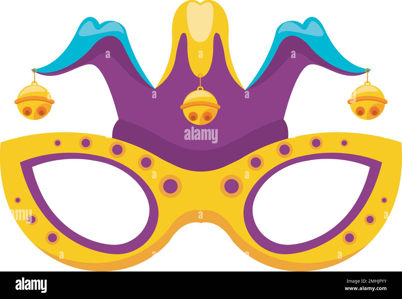 carnival mask with joker hat Stock Vector Image & Art Alamy