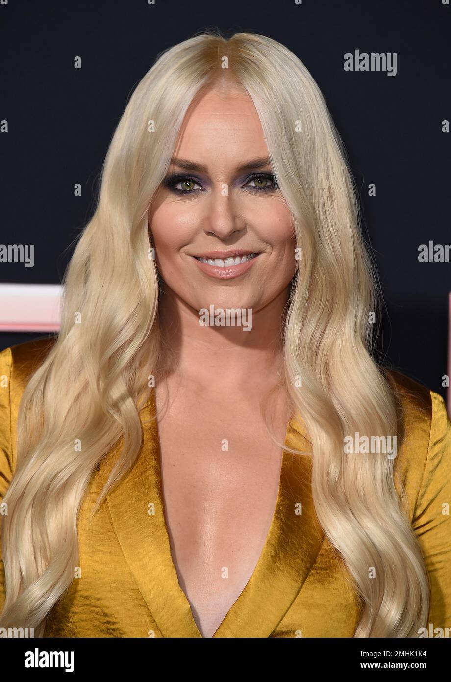 Lindsey Vonn arrives at the Los Angeles premiere of "Charlie's Angels
