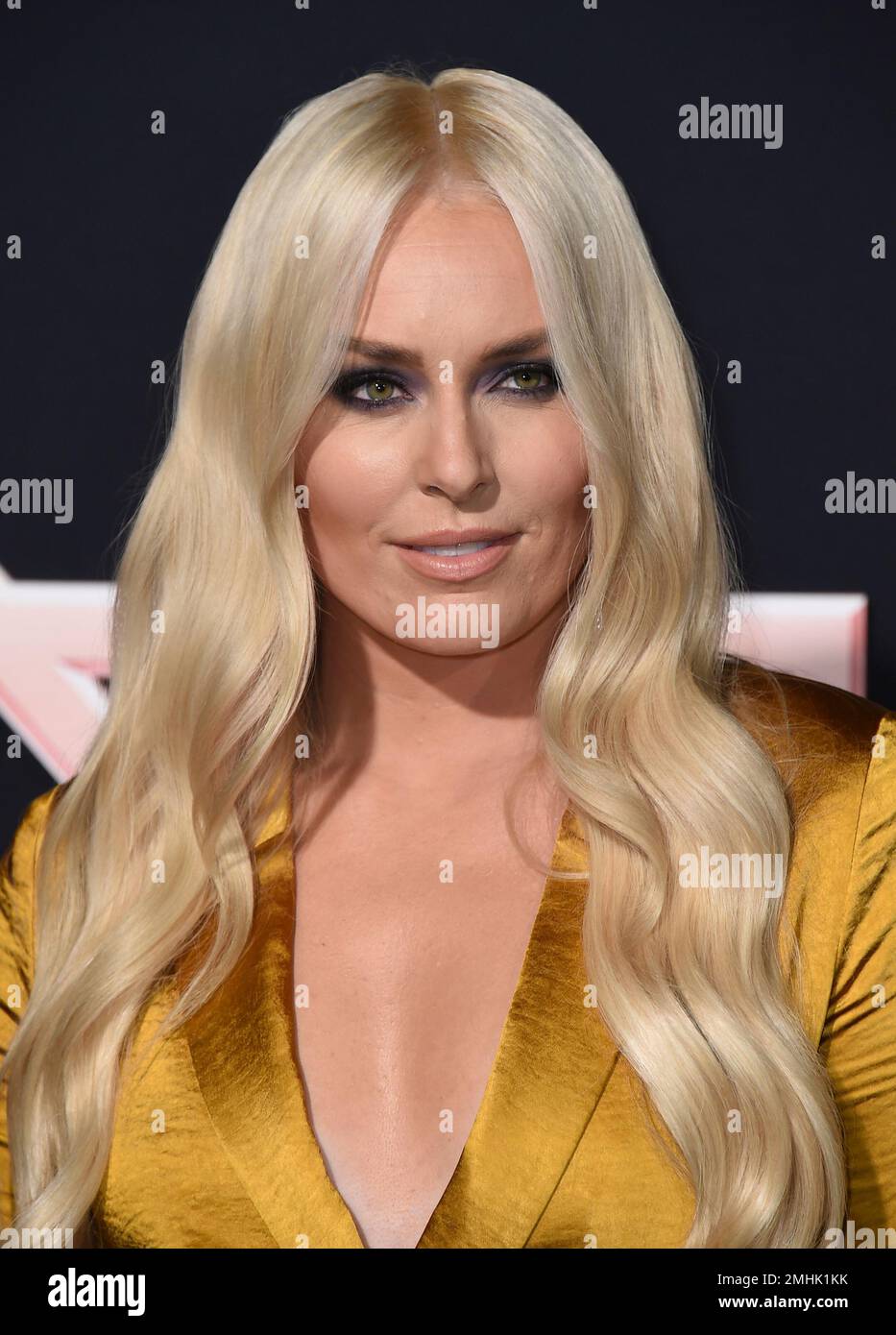 Lindsey Vonn arrives at the Los Angeles premiere of "Charlie's Angels