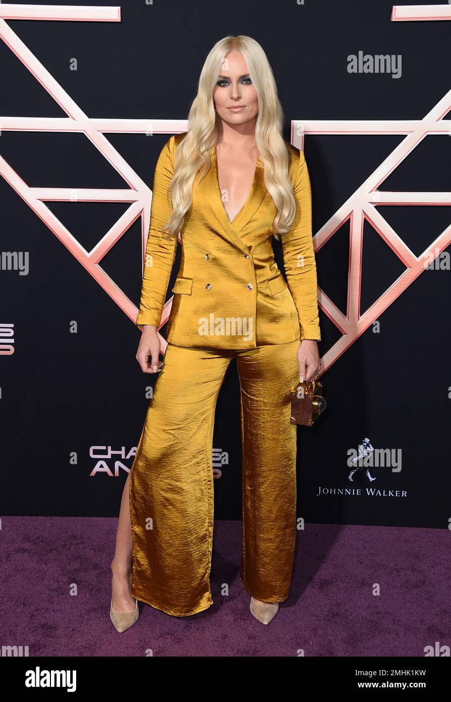 Lindsey Vonn arrives at the Los Angeles premiere of "Charlie's Angels