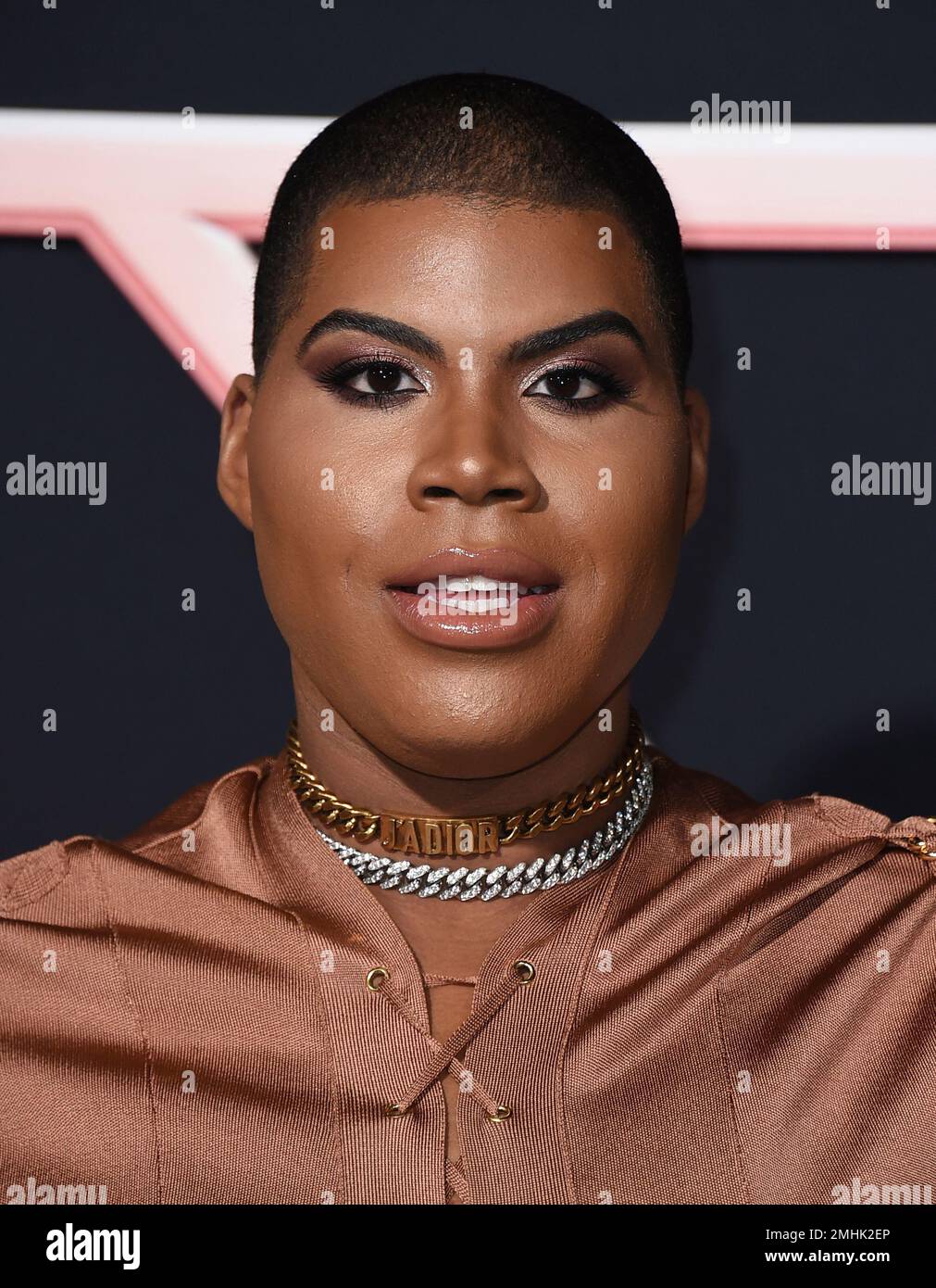 EJ Johnson arrives at the Los Angeles premiere of "Charlie's Angels" at