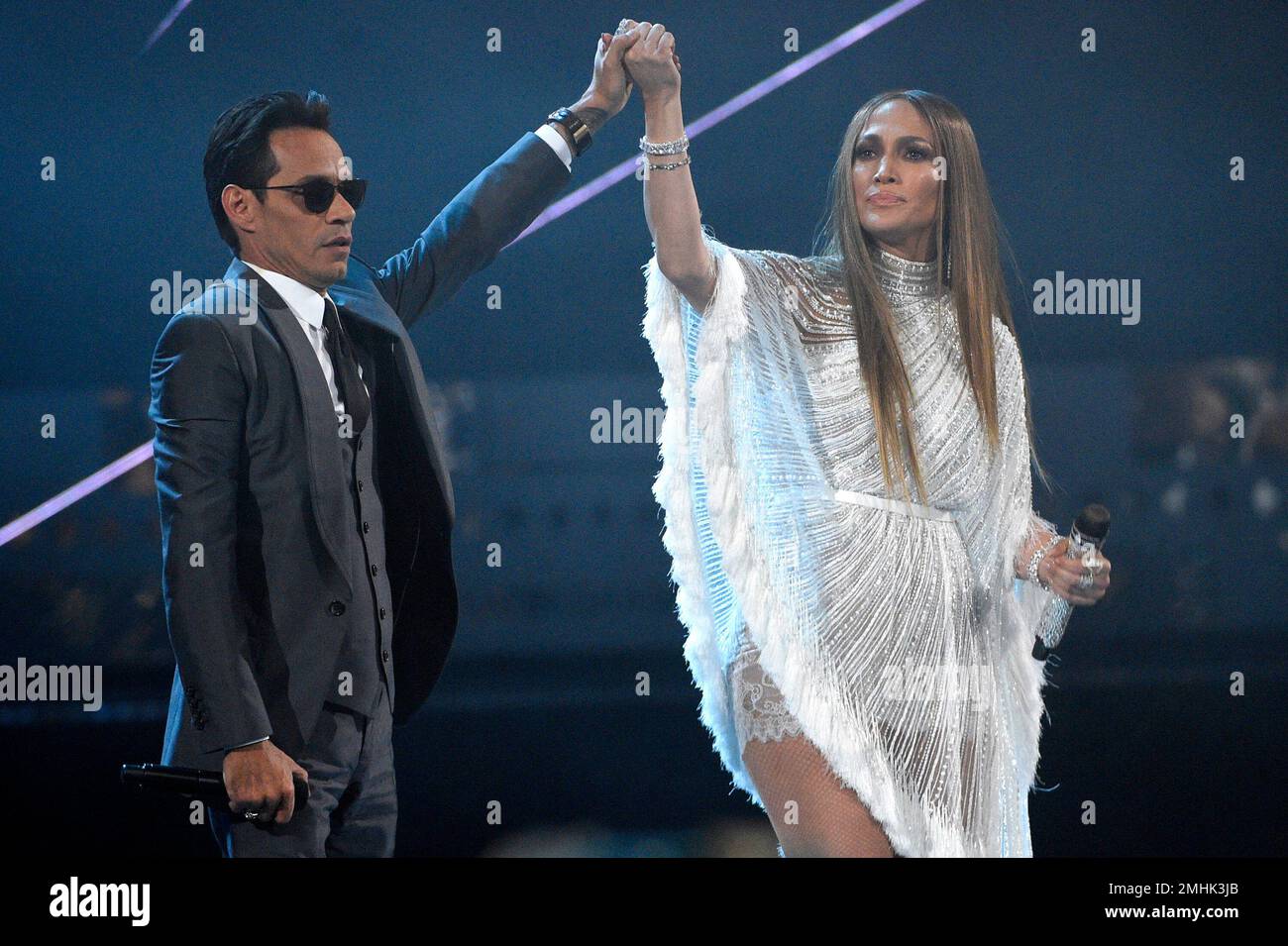 File This Nov 17 2016 File Photo Shows Marc Anthony Left And Jennifer Lopez Holding Hands 6128