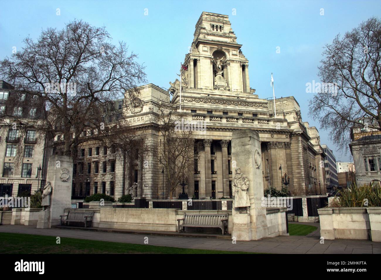 Facade of Ten Trinity Square building in London, UK. Stock Photo