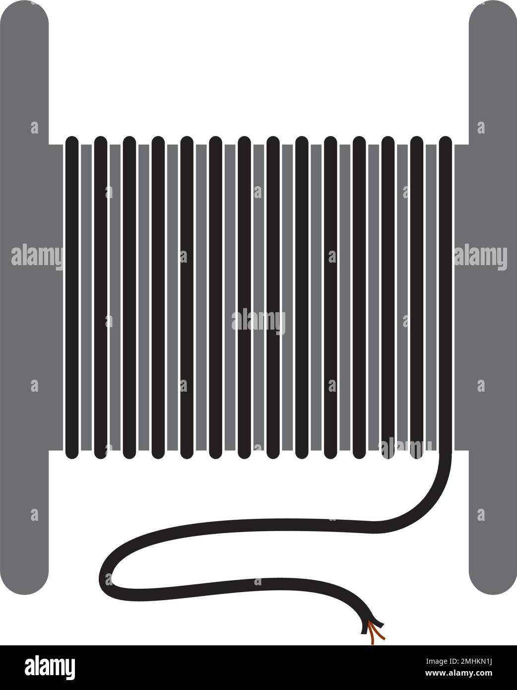 cable reel for industry Stock Vector Image & Art - Alamy