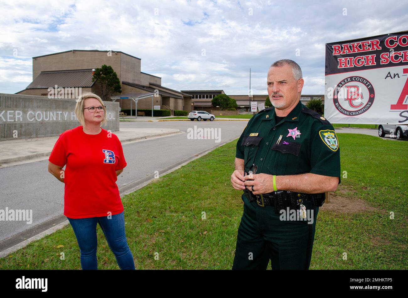 In this Oct. 16, 2019 photo, Baker County Sheriff's Maj. Randy Crews
