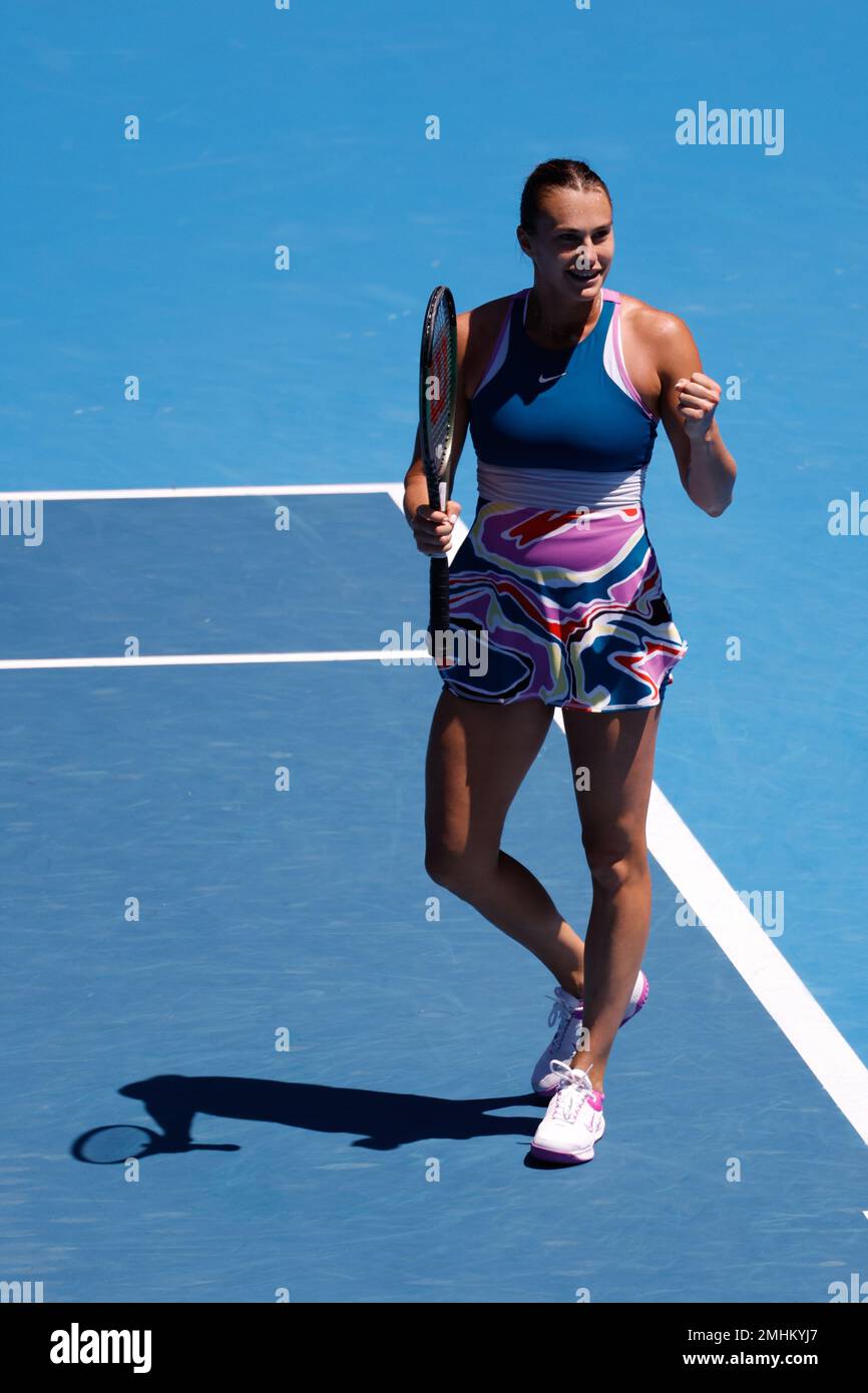 Aryna sabalenka australian open 2023 hi-res stock photography and ...