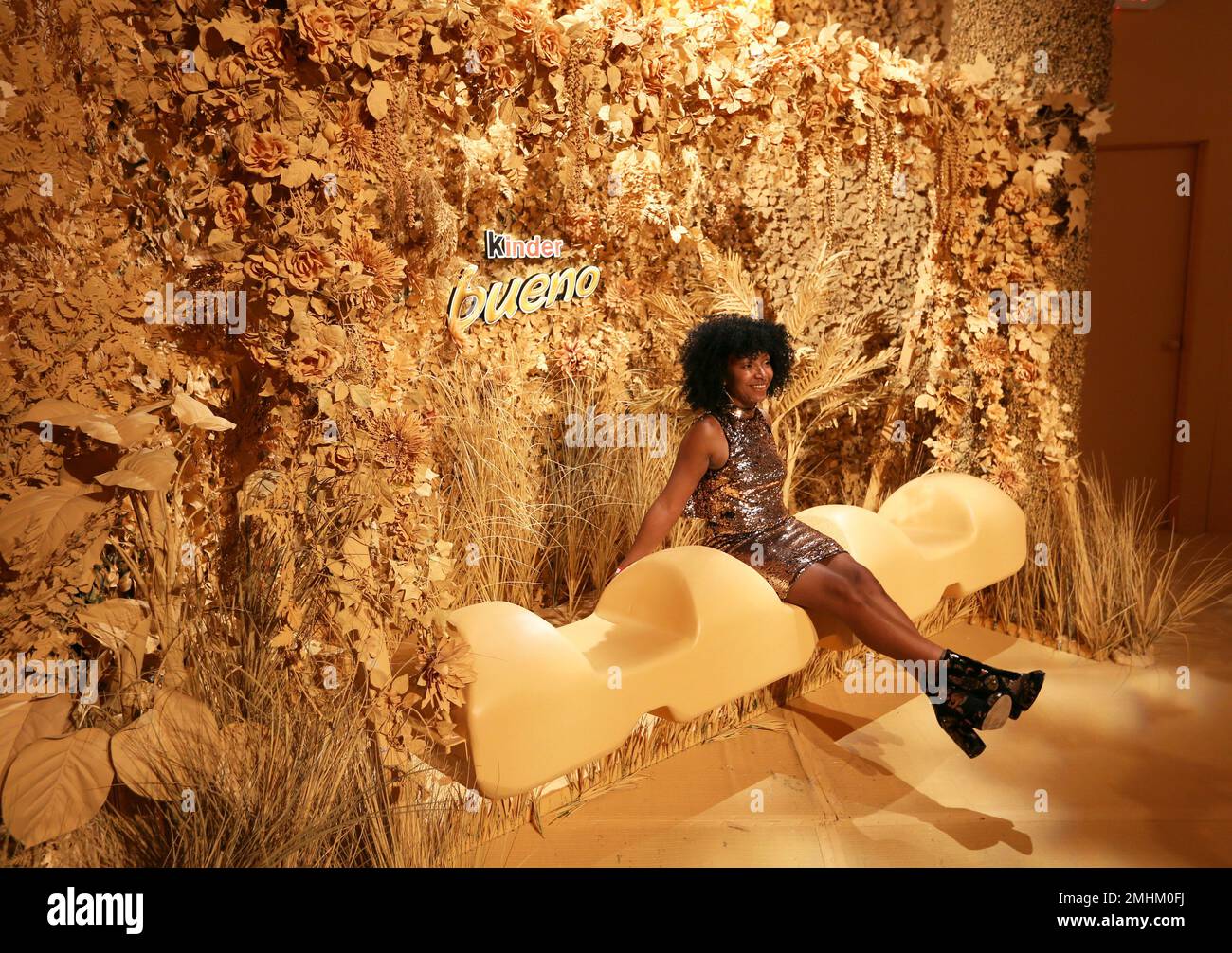 IMAGE DISTRIBUTED FOR KINDER BUENO A guest attends the Kinder Bueno