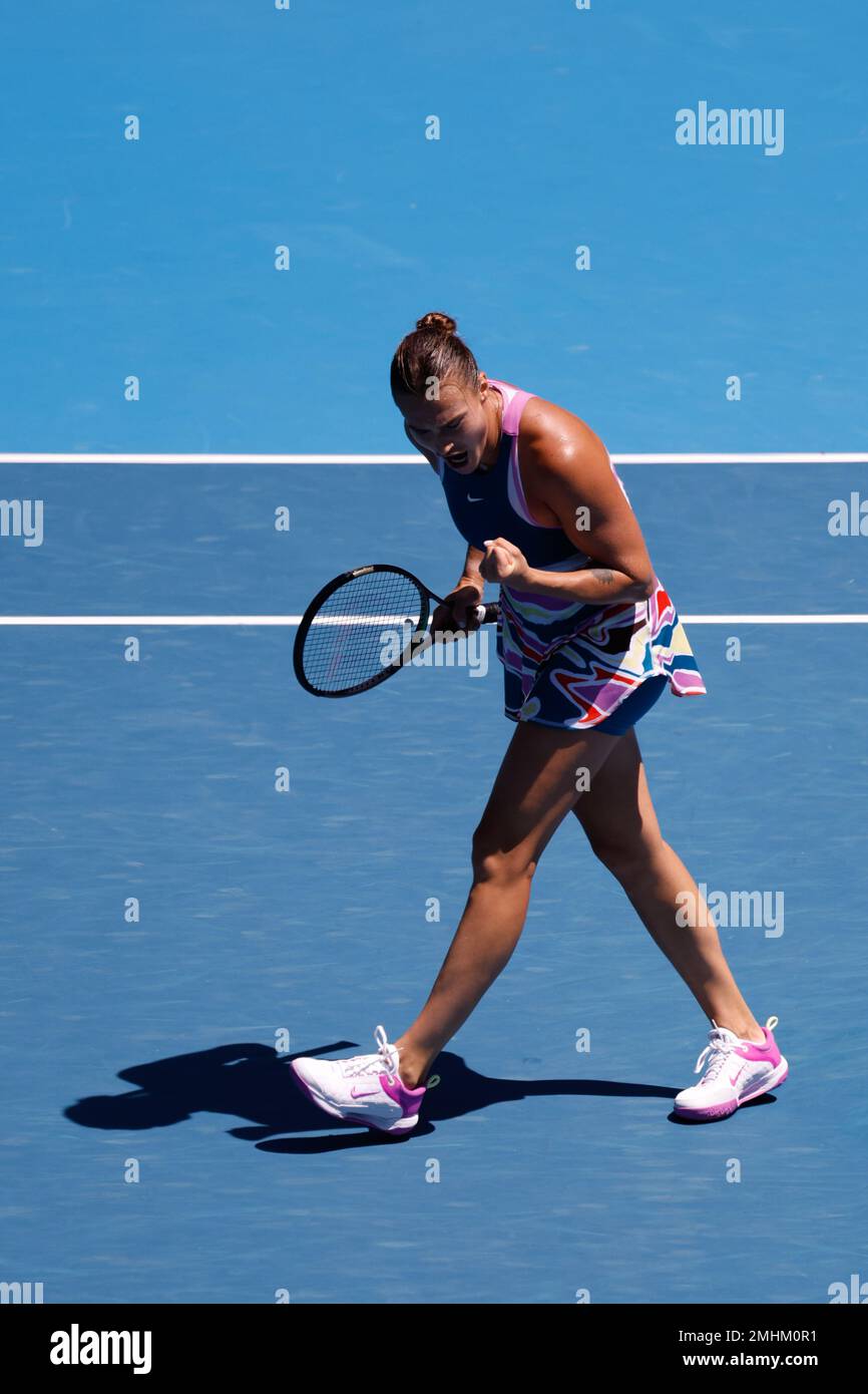 Aryna sabalenka australian open 2023 hi-res stock photography and ...