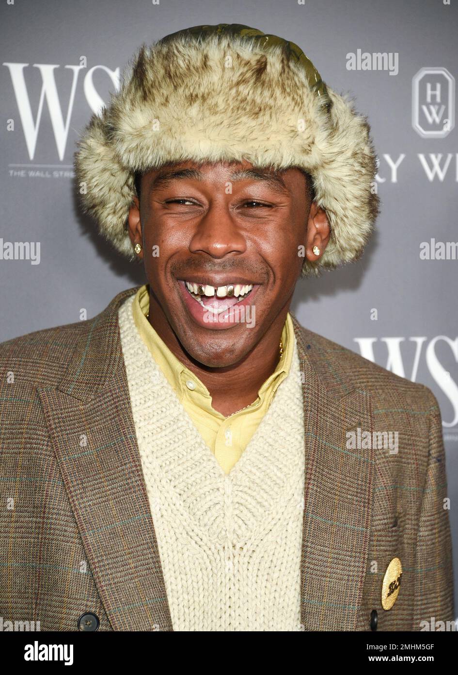 Honoree Tyler, the Creator attends the WSJ. Magazine 2019 Innovator Awards  at the Museum of Modern Art on Wednesday, Nov. 6, 2019, in New Yo rk.  (Photo by Evan Agostini/Invision/AP Stock Photo 