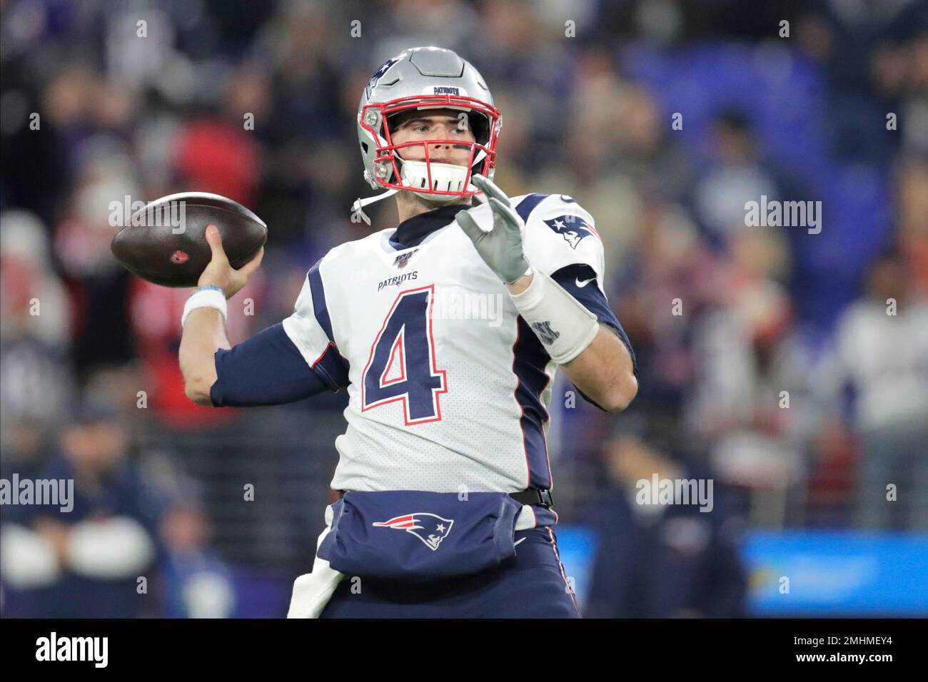 New England Patriots Quarterback Jarrett Stidham Works Out Prior To An New England Patriots Quarterback Jarrett Stidham Works Out Prior To An