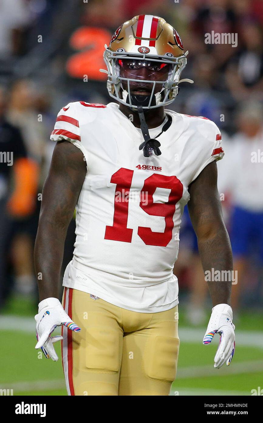 San Francisco 49ers wide receiver Deebo Samuel (19) during the
