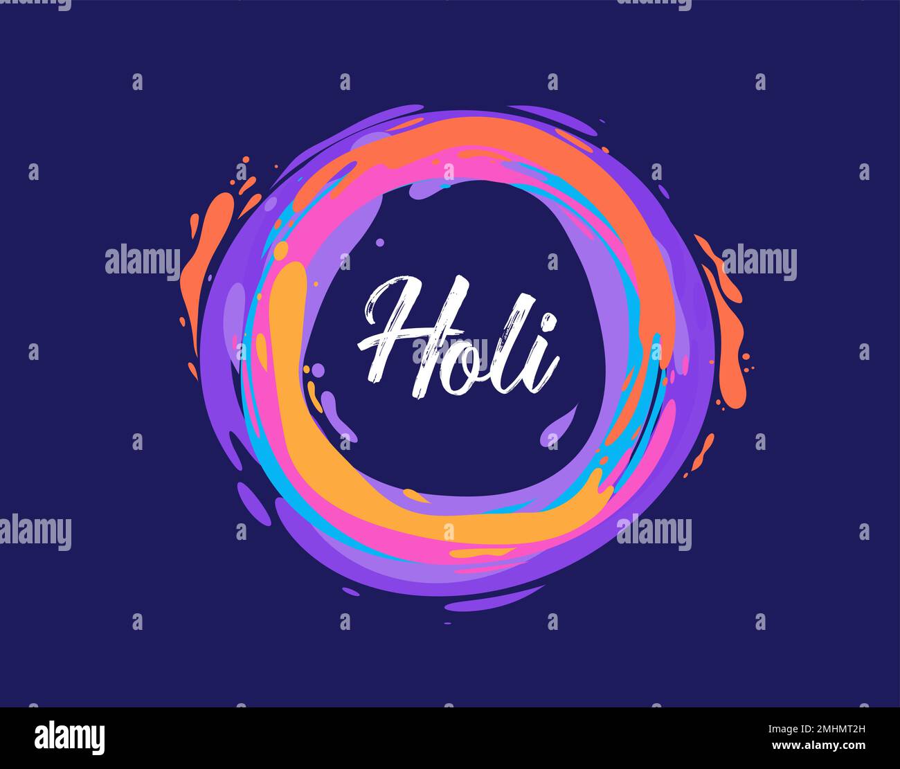 Holi colours Stock Vector Images Alamy