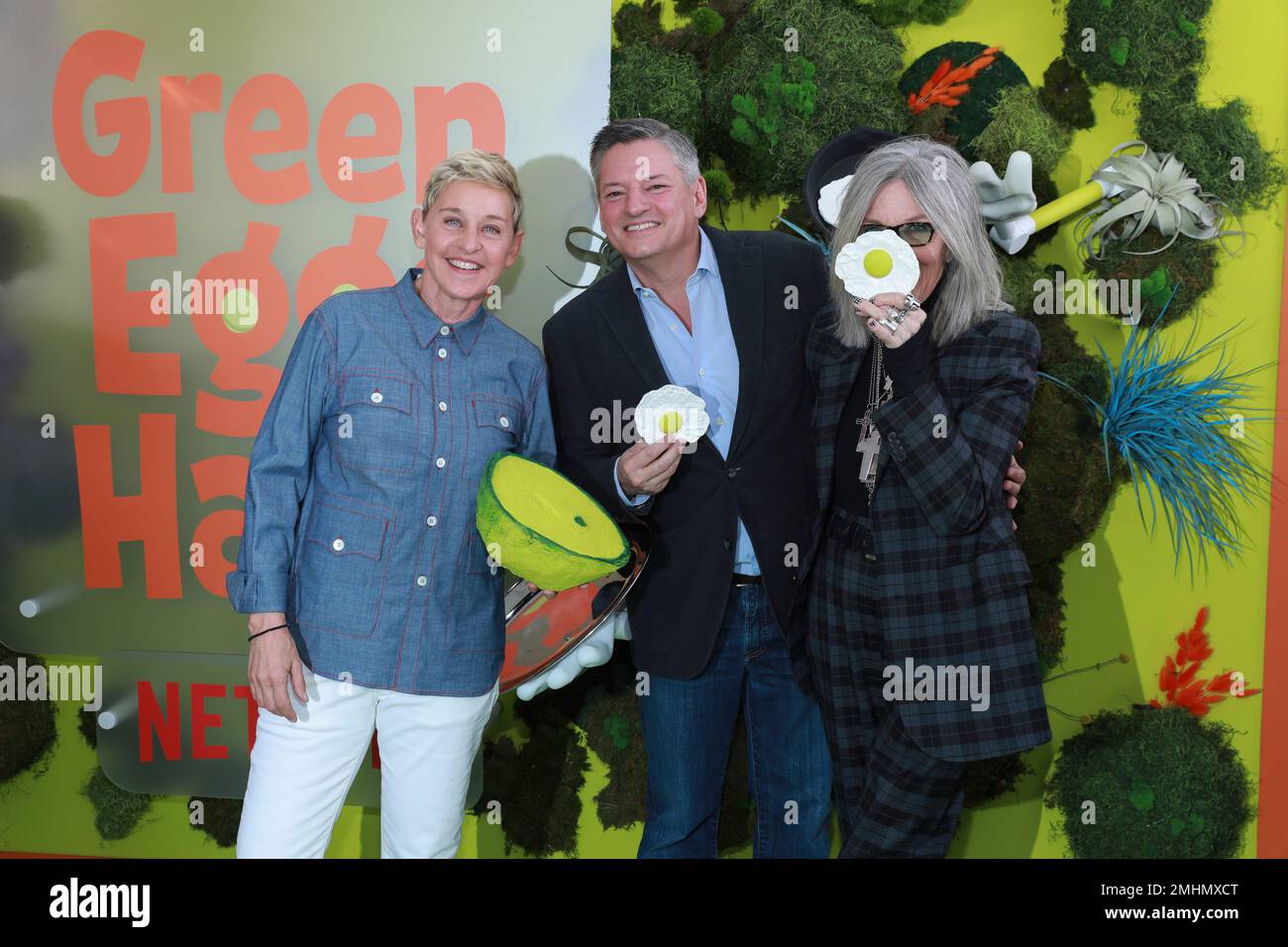 Ellen DeGeneres, Ted Sarandos, Diane Keaton attend the premiere of