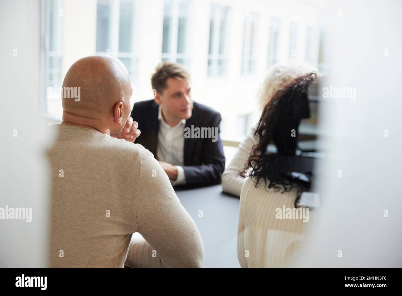 Business people having meeting in office Stock Photo