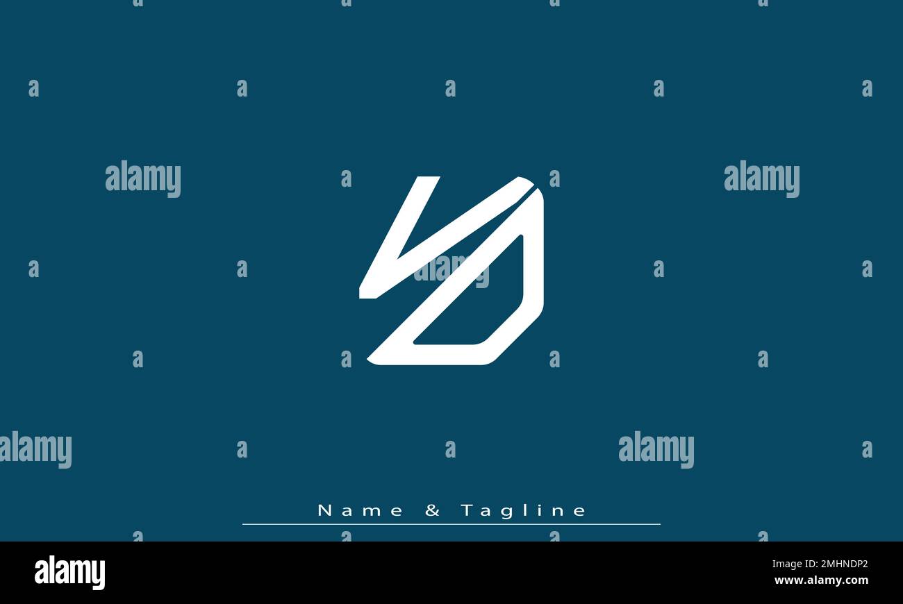 Alphabet letters Initials Monogram logo VO , OV Stock Vector