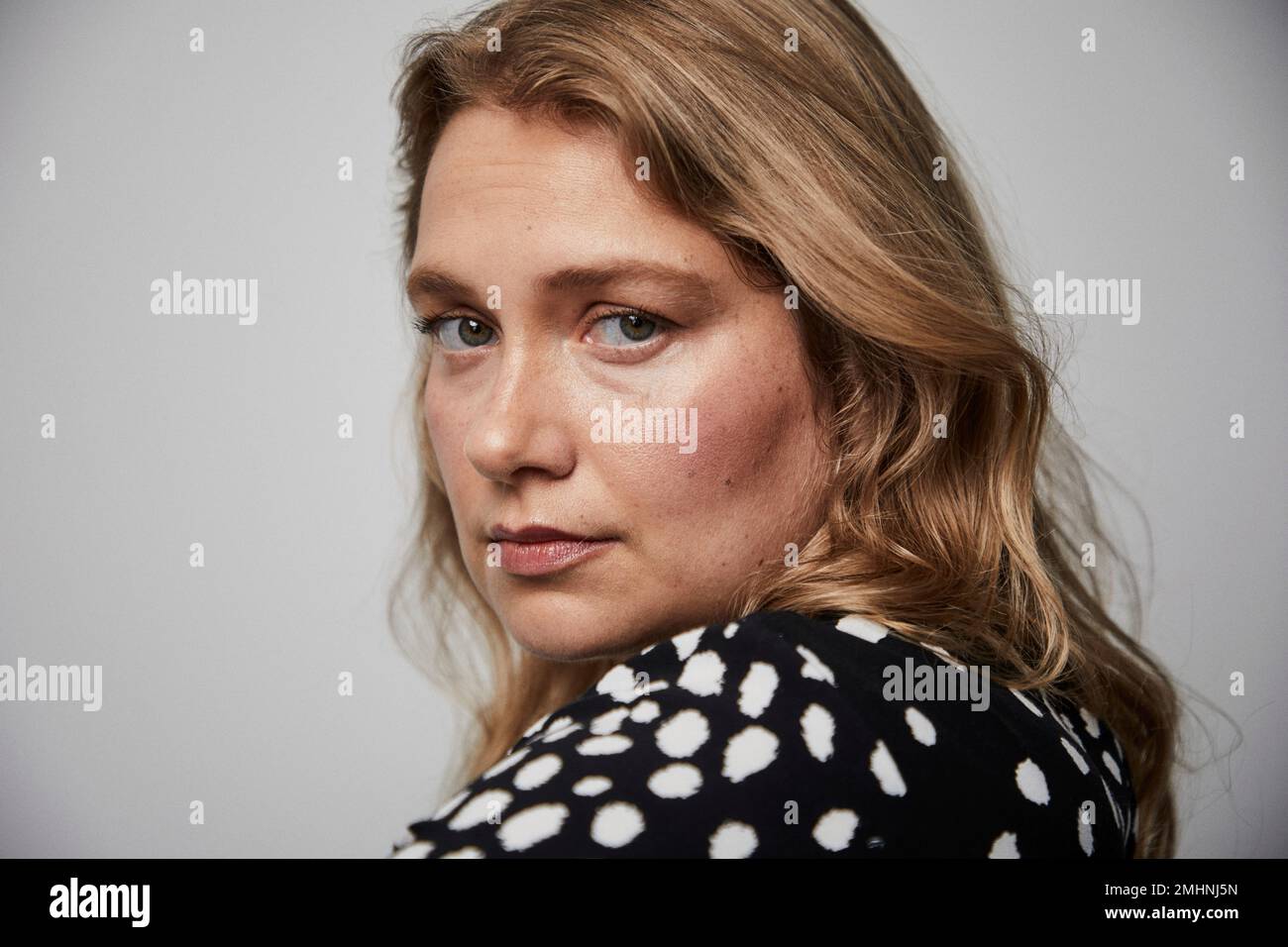 This Sept. 9, 2019 photo shows actress Merritt Wever posing for a