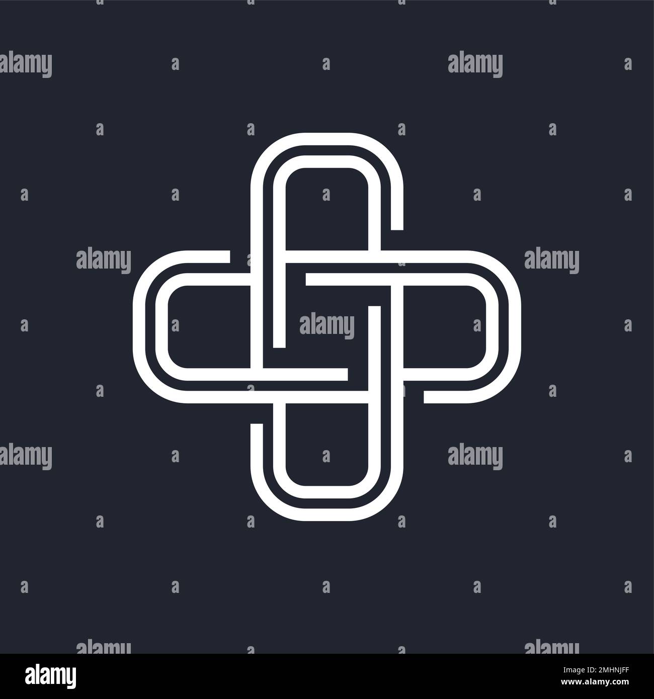 Complex Geometric Contemporary Element. Logo Design Template for ...