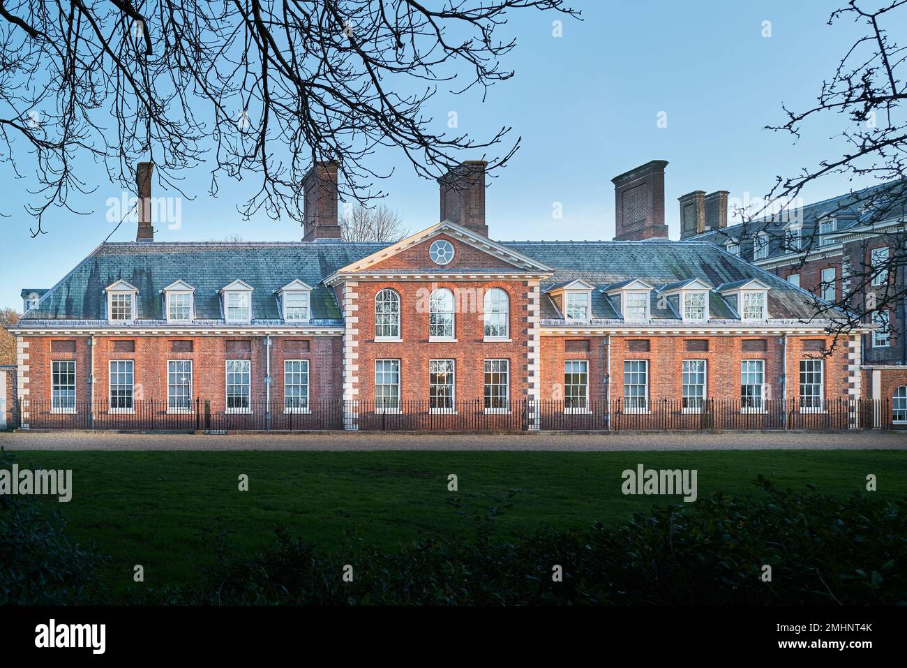 Royal Chelsea Hospital, London, England, founded in the seventeenth century by king Charles II for retired military pensioners. Stock Photo