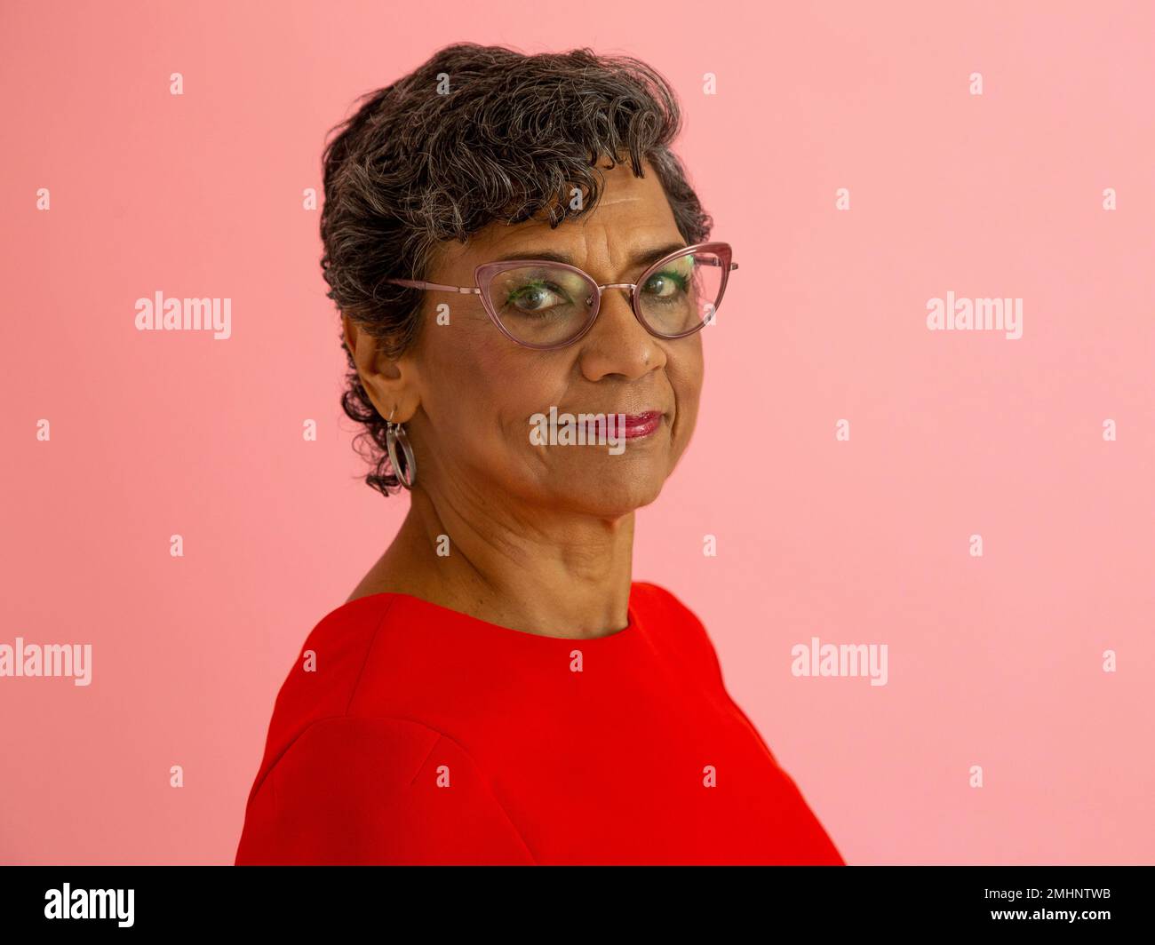 This Oct. 23, 2019 photo shows actress Sonia Manzano posing for a