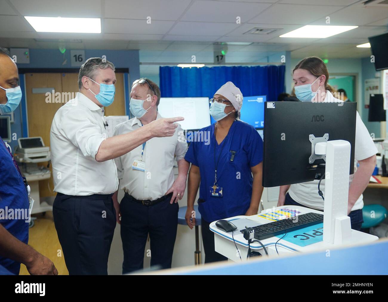 Labour Party leader Sir Keir Starmer and Deputy Leader of the Labour ...