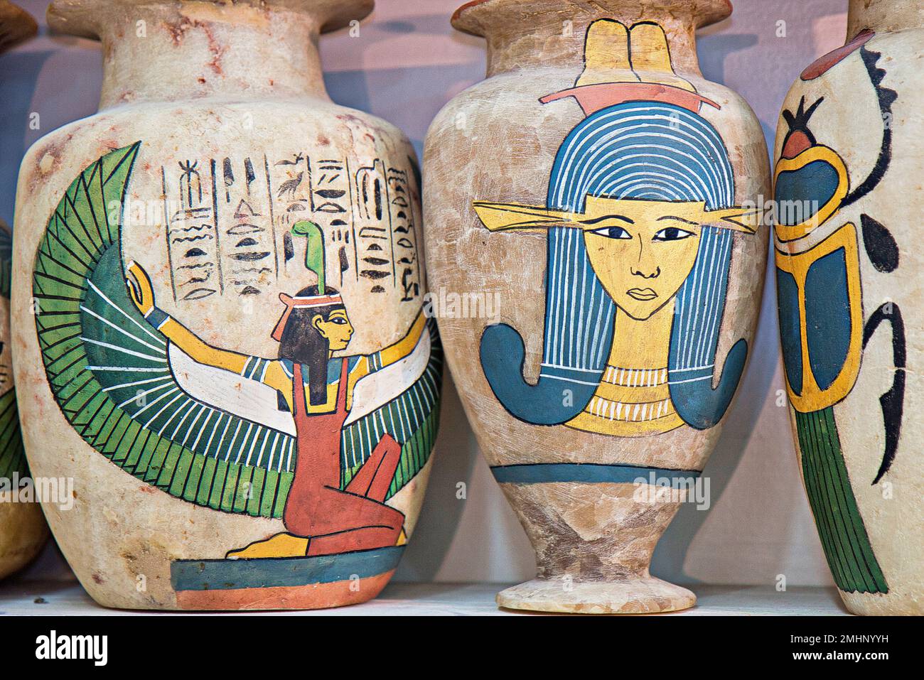 Pottery For Sale Luxor Egypt Stock Photo Alamy