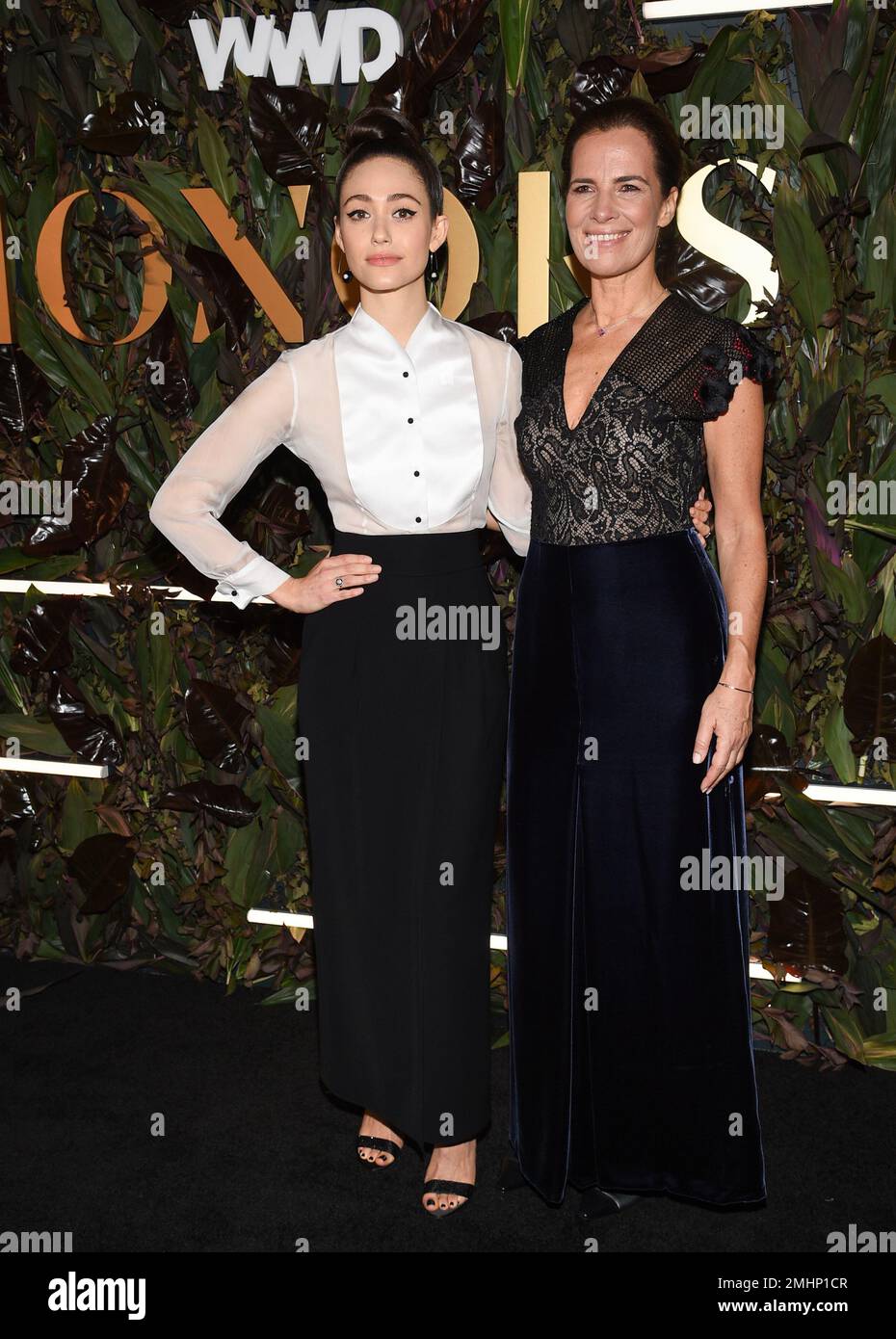 Actress Emmy Rossum, left, and Roberta Armani attends the fourth annual