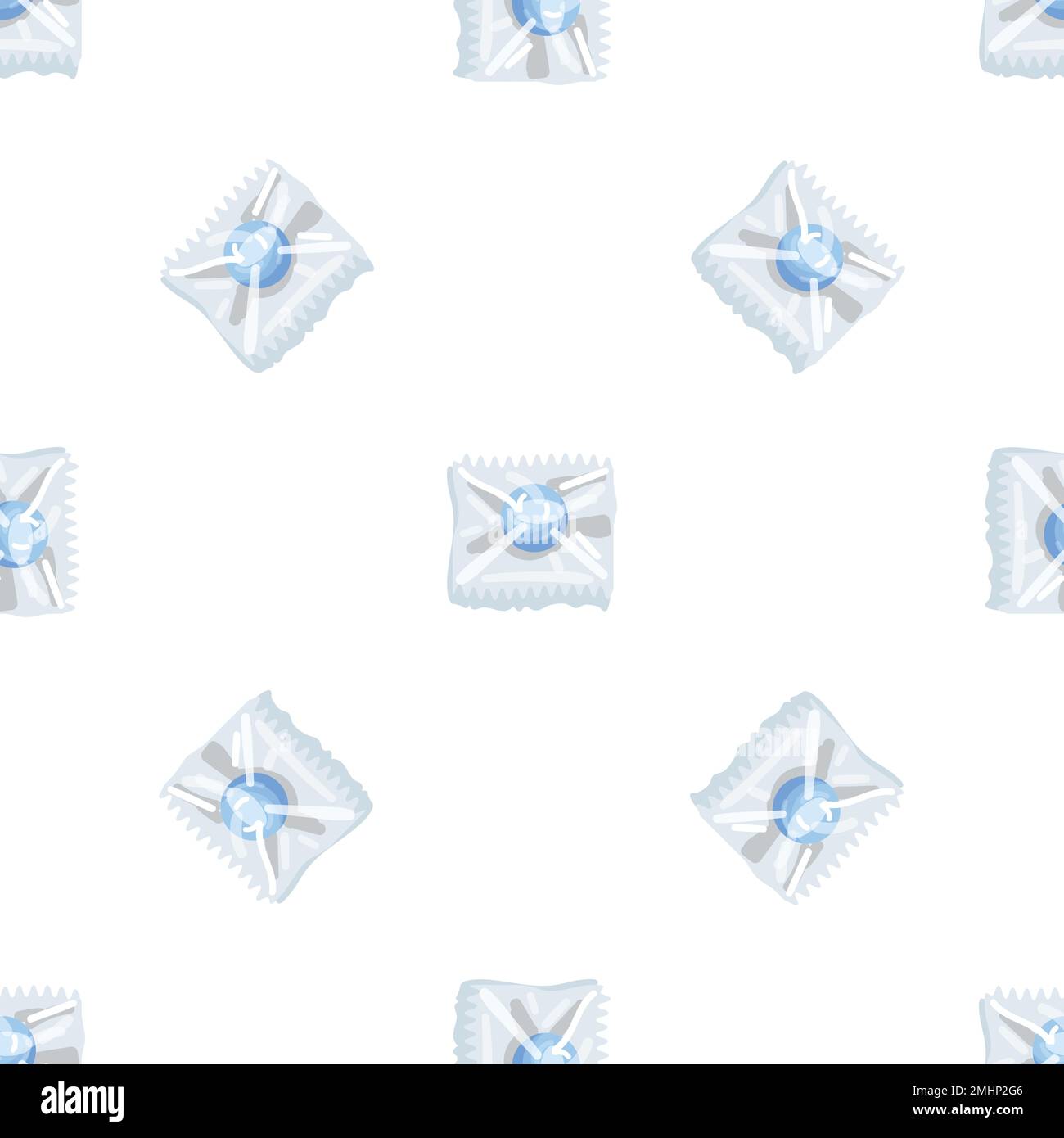 Gum ball pack pattern seamless vector Stock Vector