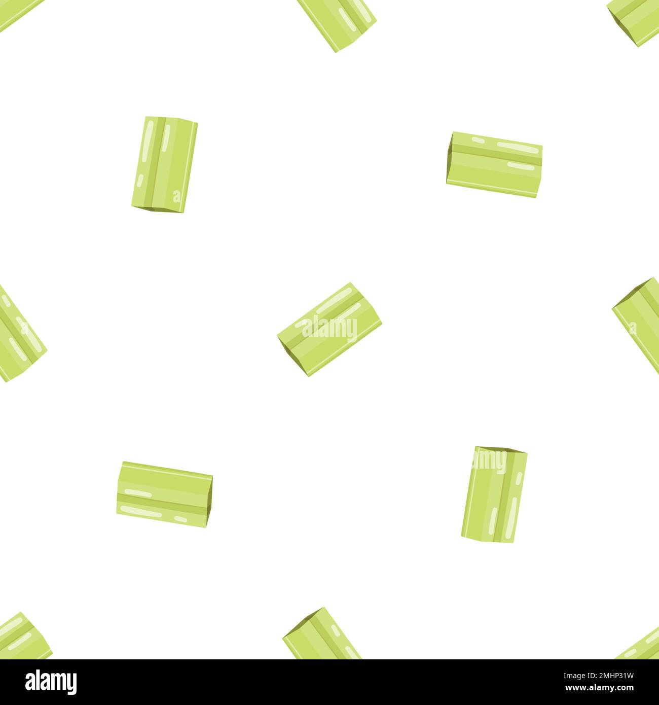 Chew mint pattern seamless vector Stock Vector