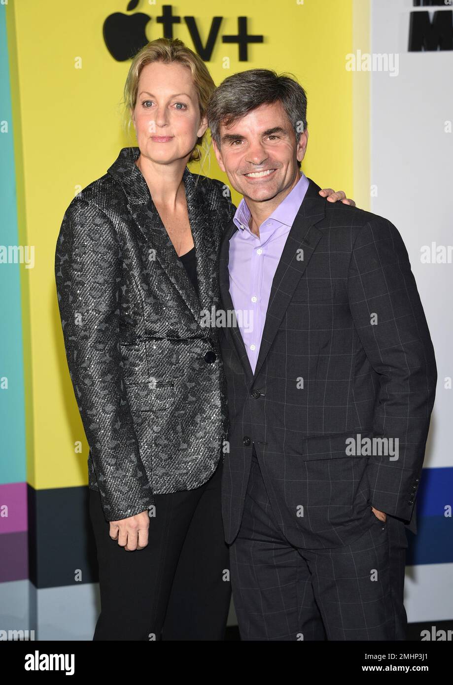 Ali Wentworth, left, and husband Stephanopoulos attend the world