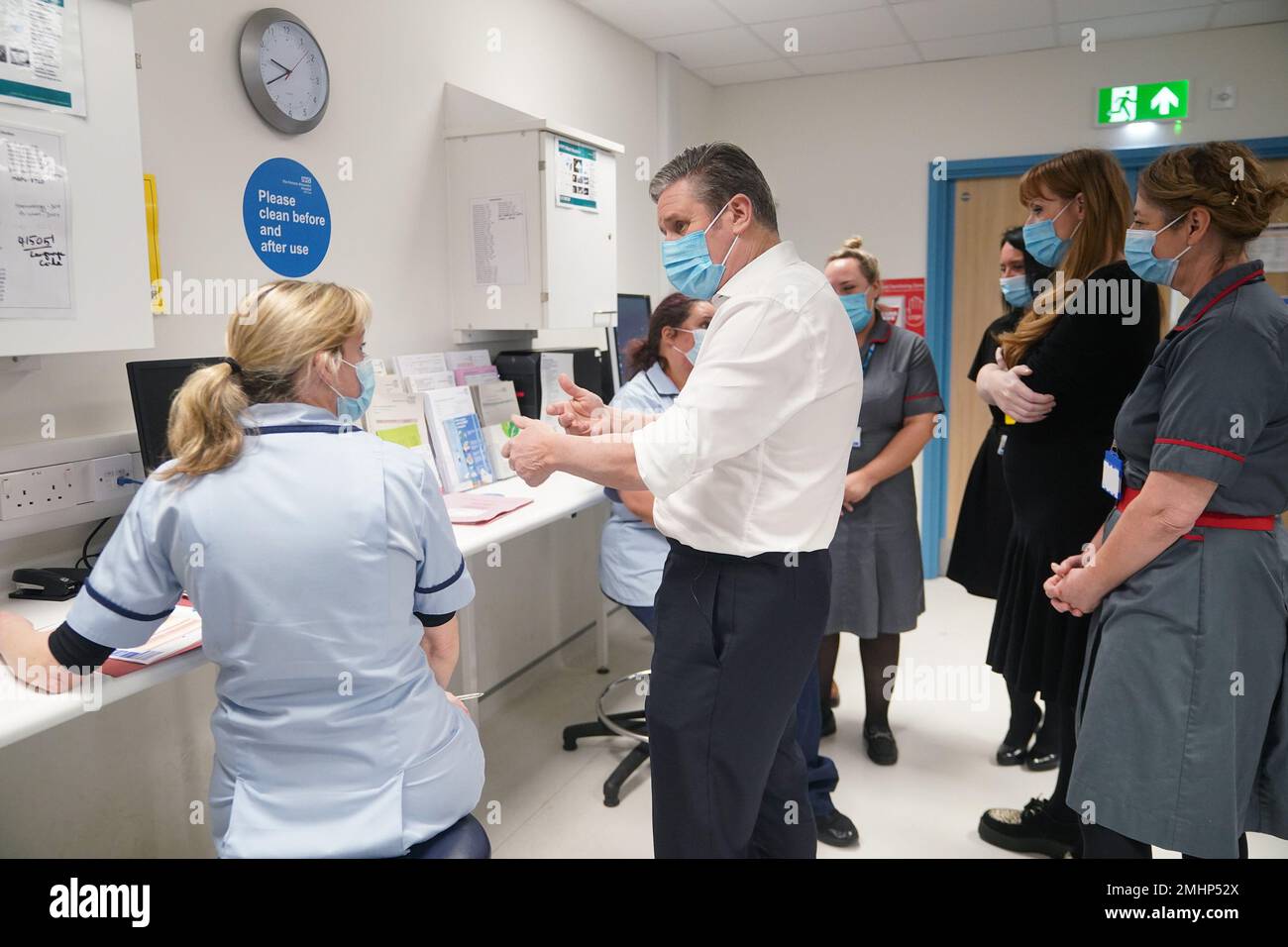 Labour Party leader Sir Keir Starmer and Deputy Leader of the Labour ...