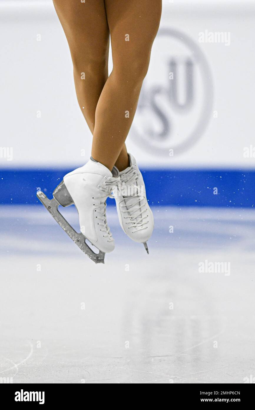 Eva-Lotta KIIBUS (EST), during Women Short Program, at the ISU European Figure Skating Championships 2023, at Espoo Metro Areena, on January 26, 2023 in Espoo, Finland. Credit: Raniero Corbelletti/AFLO/Alamy Live News Stock Photo