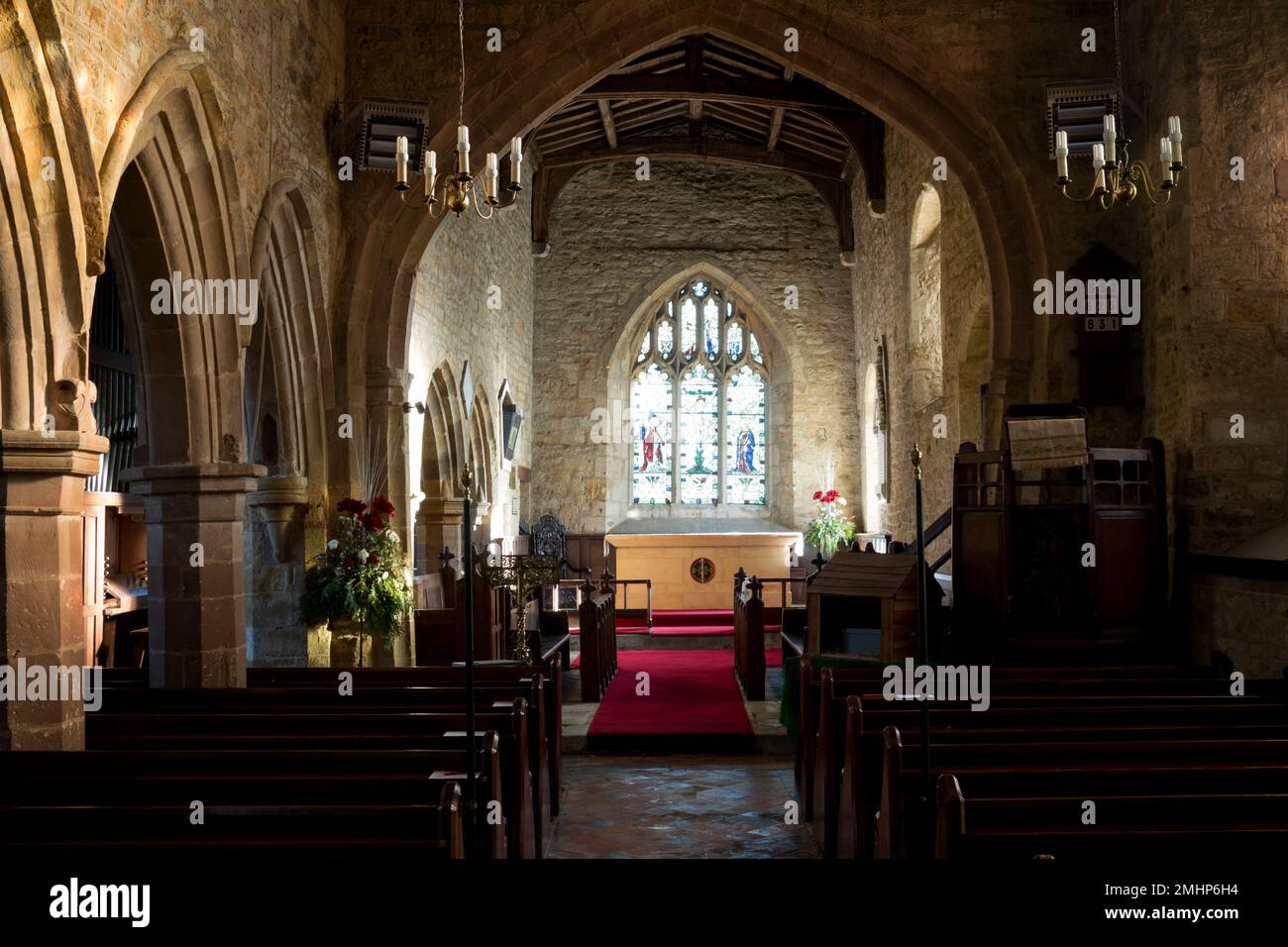 St. Mary the Virgin Church, Staverton, Northamptonshire, England, UK Stock Photo