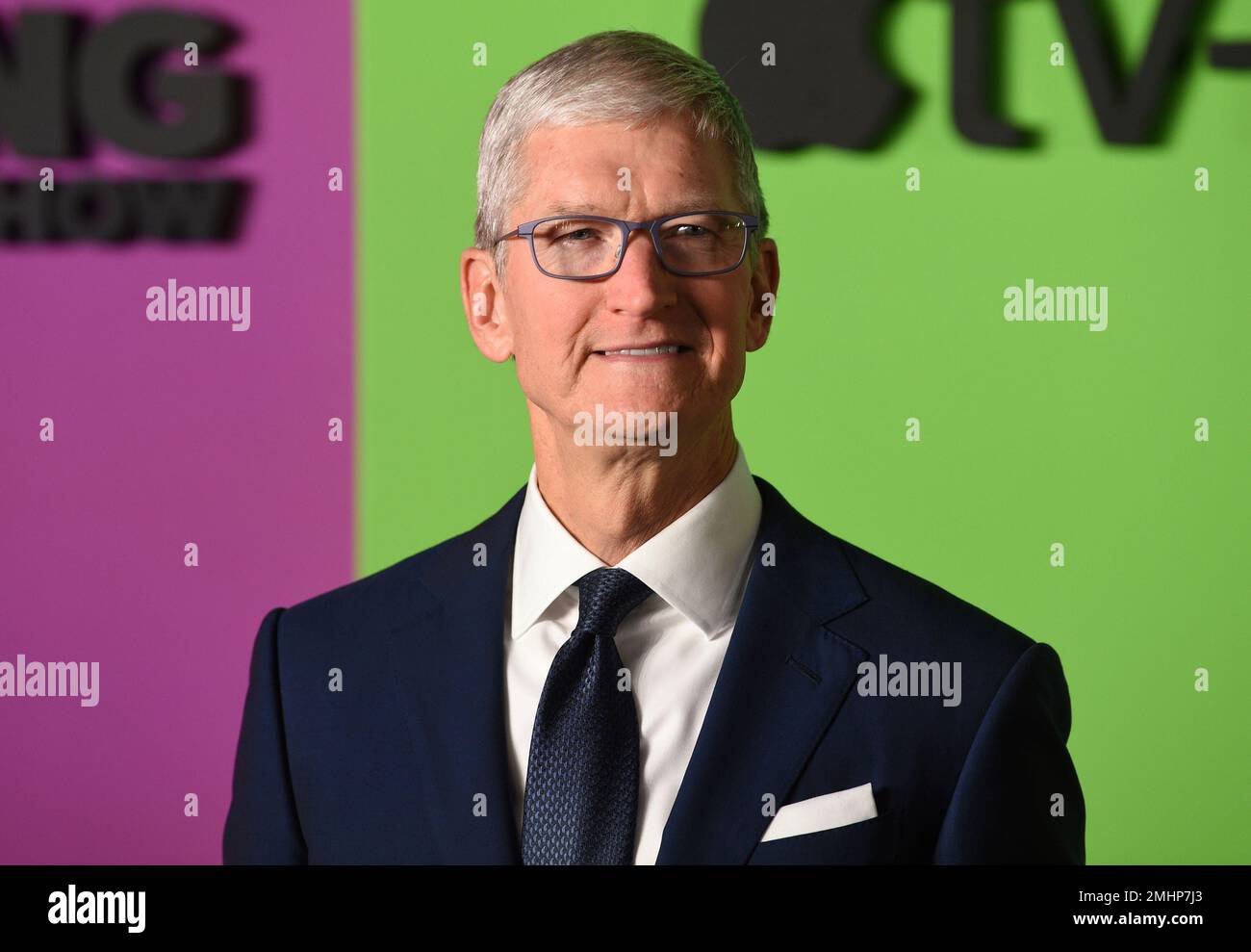 Apple CEO Tim Cook attends the world premiere of Apple's "The Morning