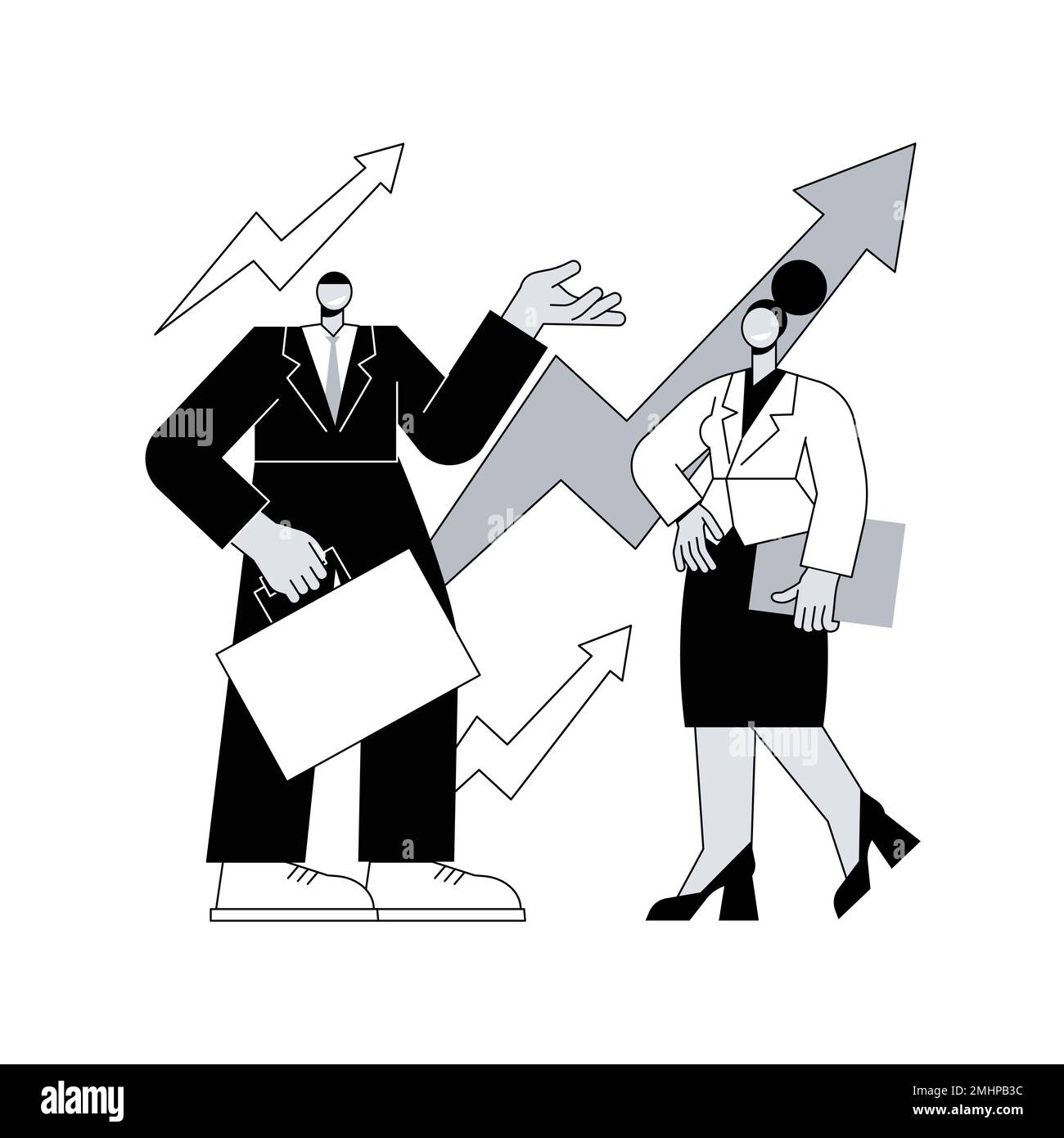 Generation X abstract concept vector illustration. Middle age, parents ...