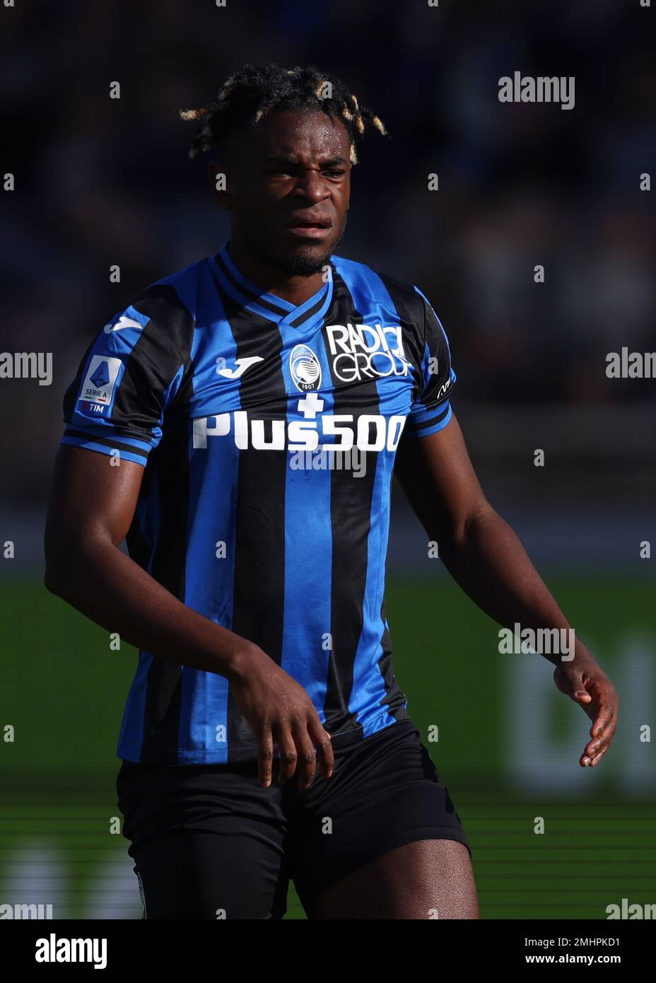 Bergamo, Italy, 13th November 2022. Duvan Zapata of Atalanta looks on during the Serie A match at Gewiss Stadium, Bergamo. Picture credit should read: Jonathan Moscrop / Sportimage Stock Photo