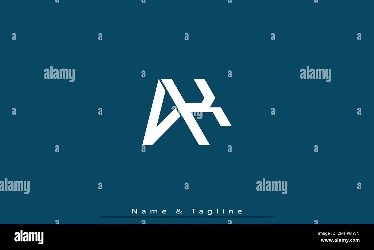 Alphabet letters Initials Monogram logo VK , KV Stock Vector
