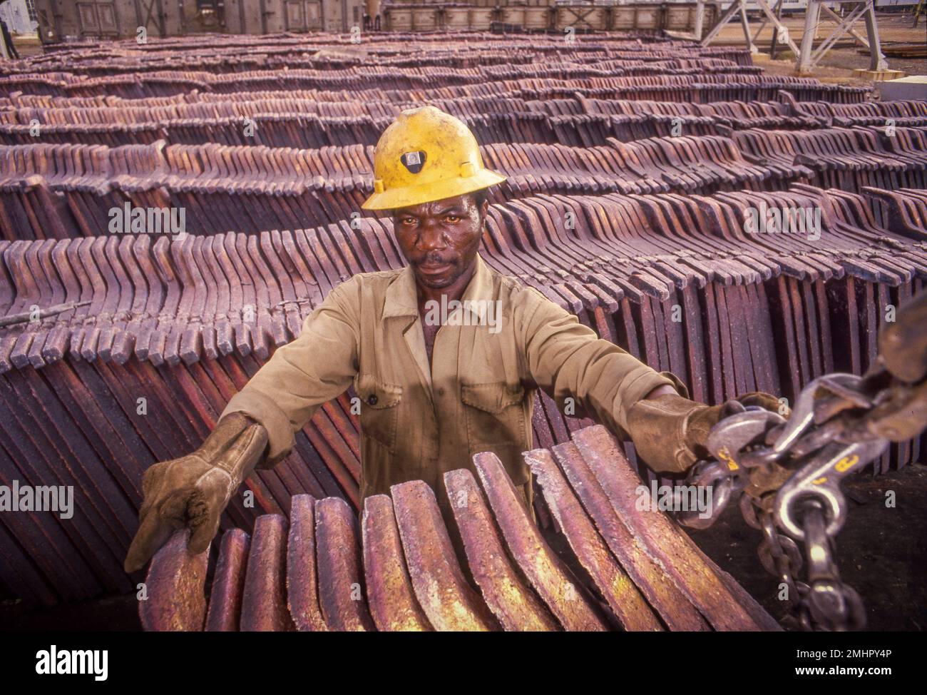 Zambia Copperbelt A Factory Produces Copper Plates Out Of Mined Ore Zambia Copperbelt A Factory Produces Copper Plates Out Of Mined Ore