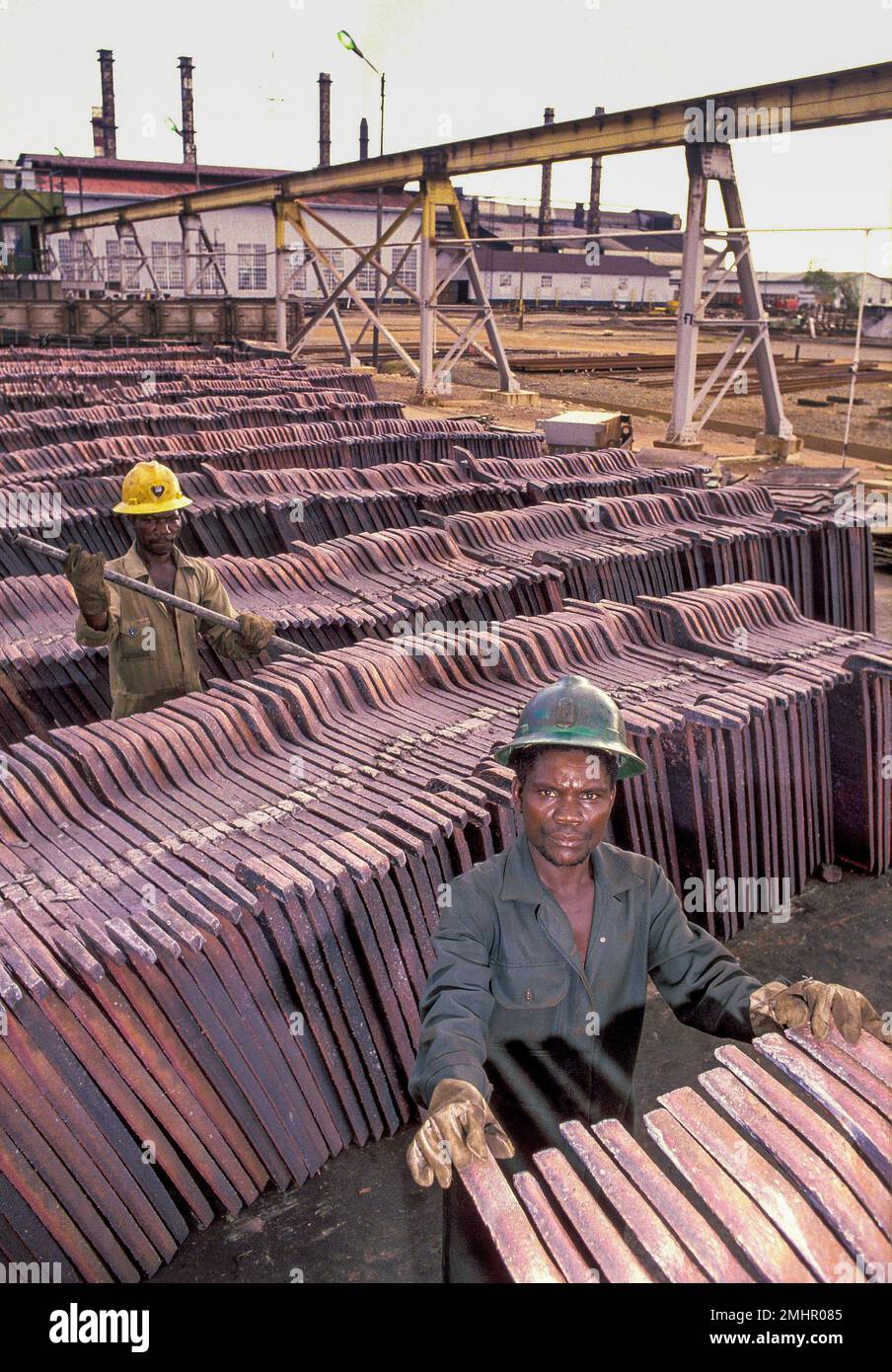 Zambia Copperbelt A Factory Produces Copper Plates Out Of Mined Ore Zambia Copperbelt A Factory Produces Copper Plates Out Of Mined Ore